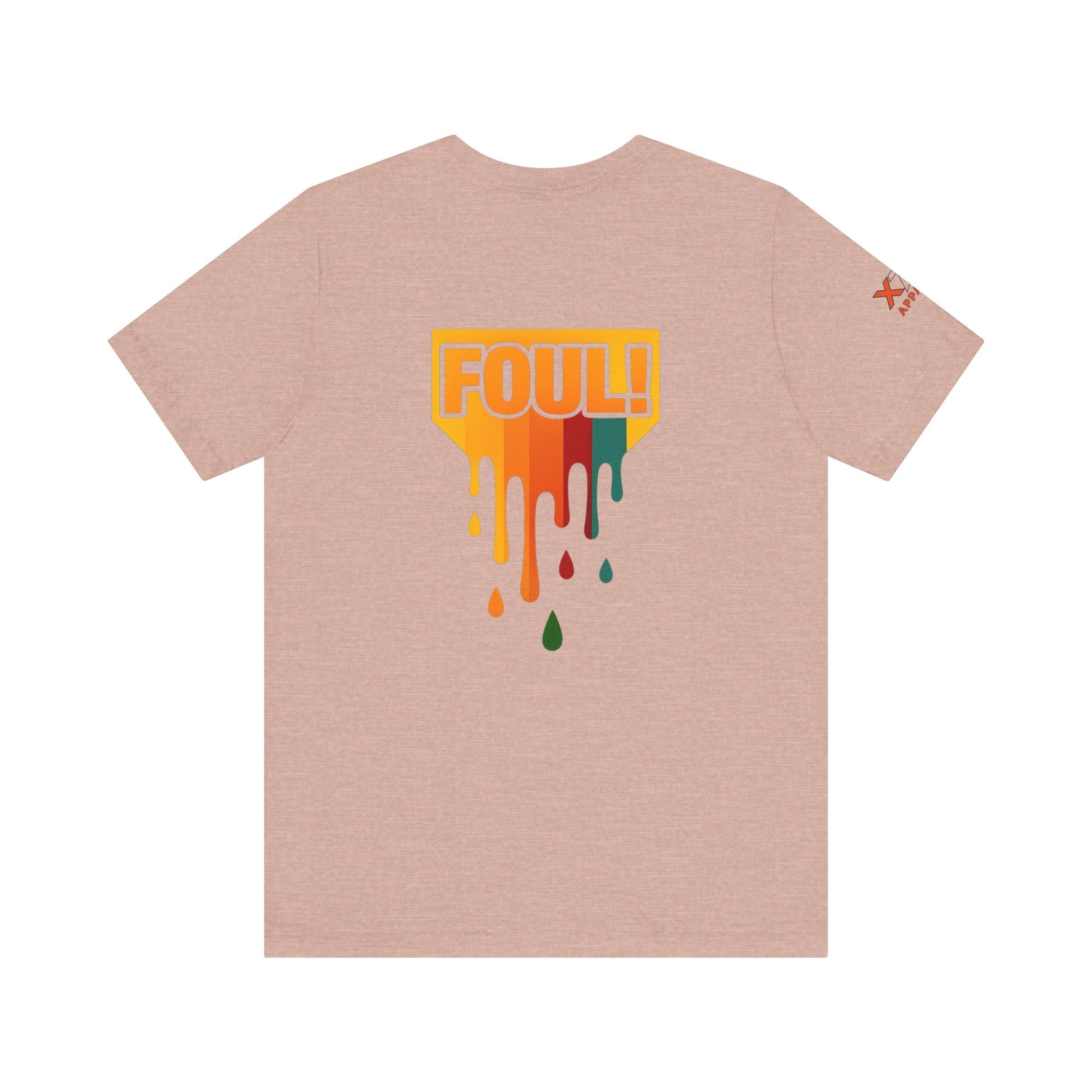 Foul Drippy Graphic Tee, Unisex Short Sleeve Shirt, Casual Streetwear, Perfect for Sports Fans, Gift for Friends
