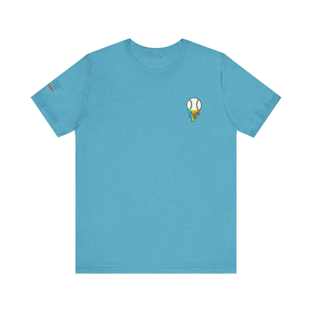 Baseball Drippy Unisex Jersey Short Sleeve Tee