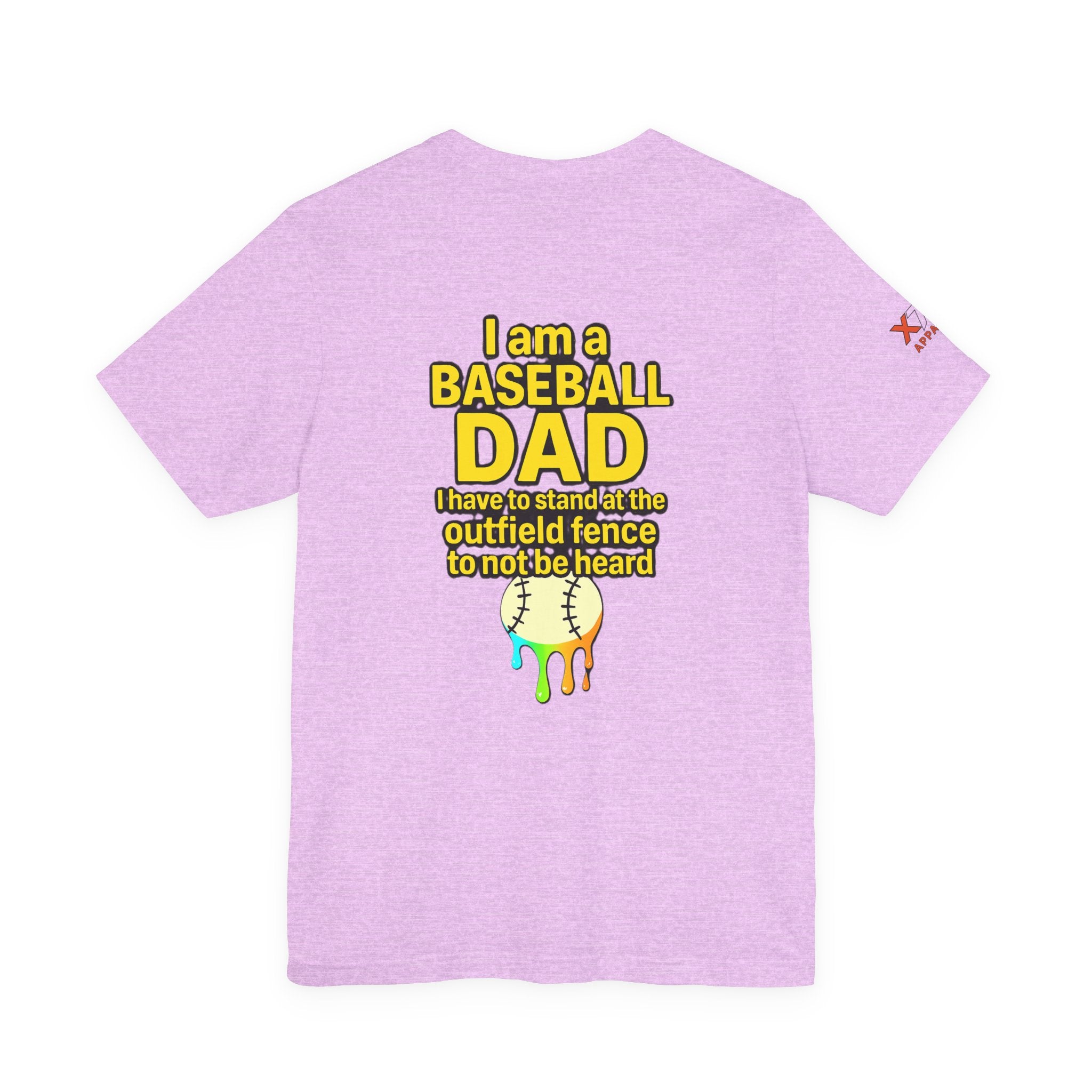 Baseball Dad Not Heard Drippy T-Shirt, Unisex Jersey Tee, Father's Day Gift, Sports Apparel, Outdoor Fun, Parenting Humor Shirt
