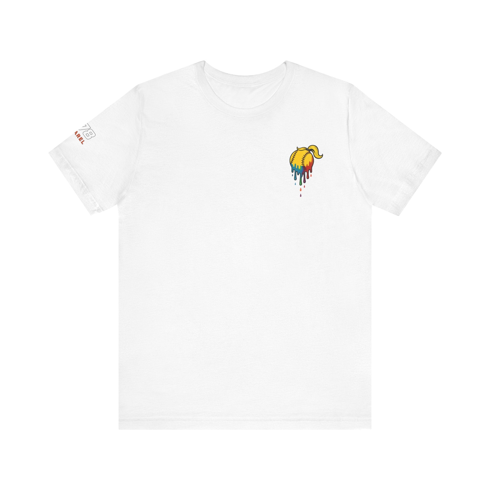 Mommyball Drippy Coach Tee - Unisex Jersey Short Sleeve T-Shirt, Softball Mom Gift, Sporty Graphic Tee, Coaching Shirt, Fun Sports Apparel