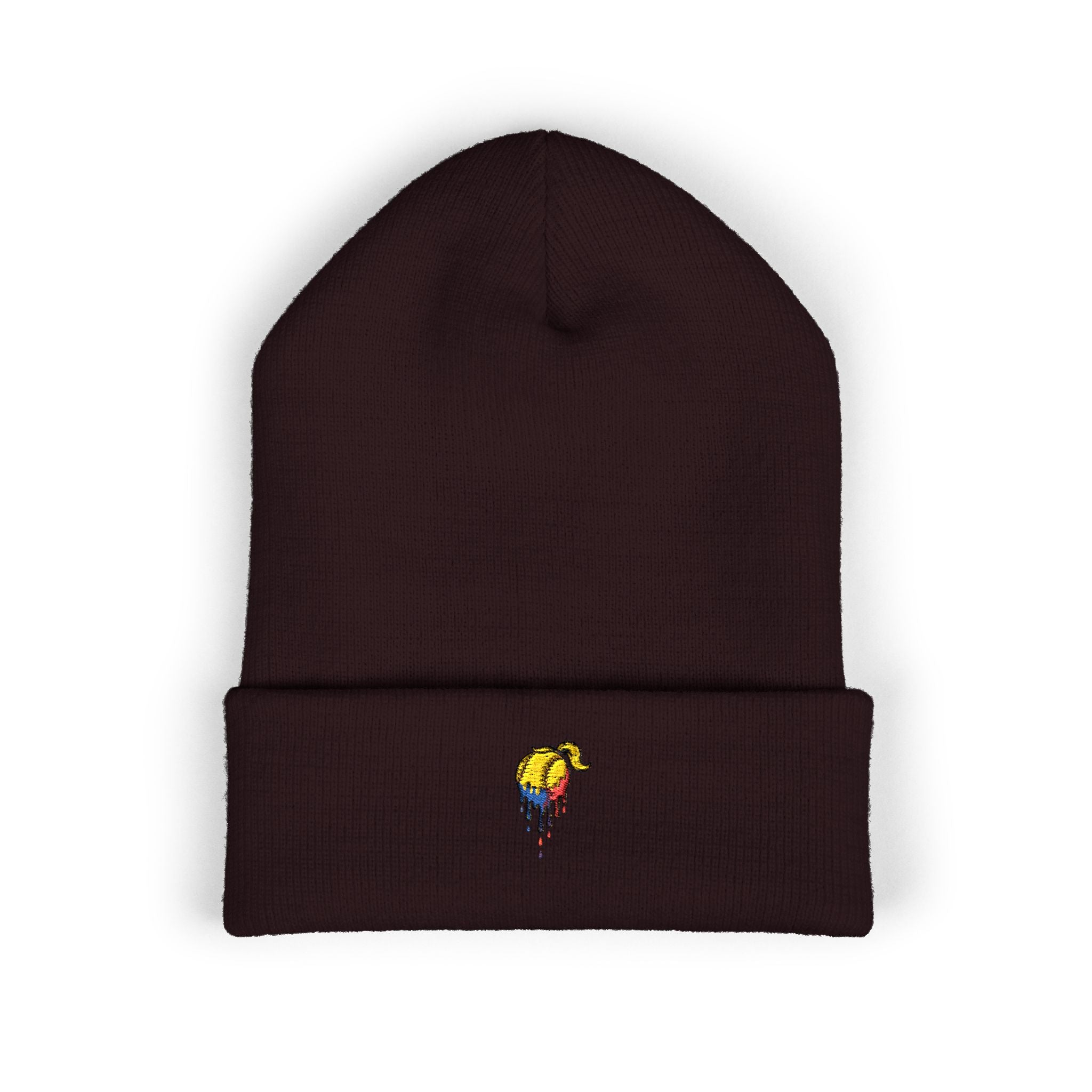 'Drippy' Embroidered Classic Cuffed Beanie - Cozy Winter Accessory for All, Perfect Gift for Birthdays, Holidays, and Outdoor Adventures