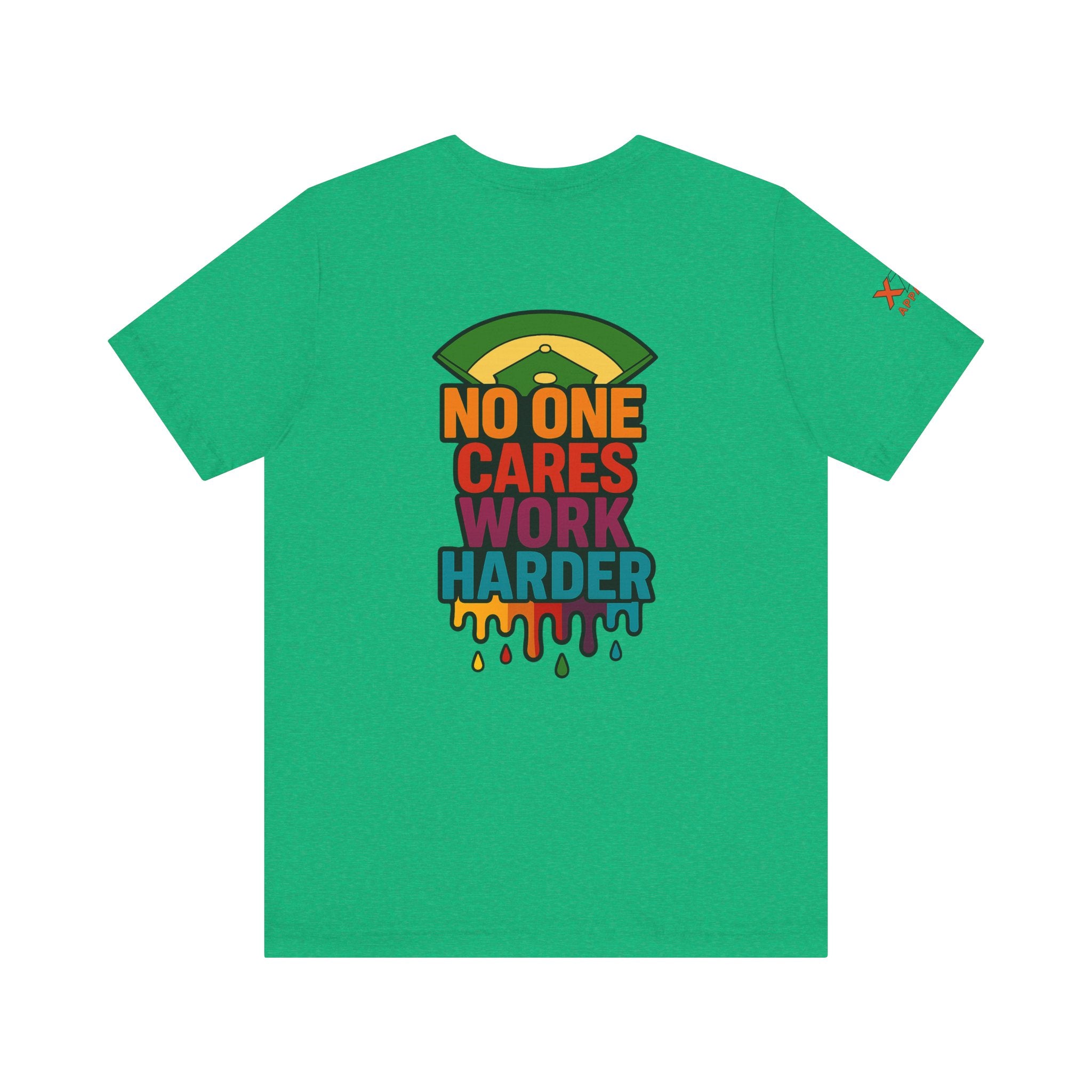 No One Cares Work Harder Drippy Softball Tee | Motivational Short Sleeve Shirt | Unisex Casual Wear | Gift for Hard Workers | Relaxed Fit T-Shirt | [...]