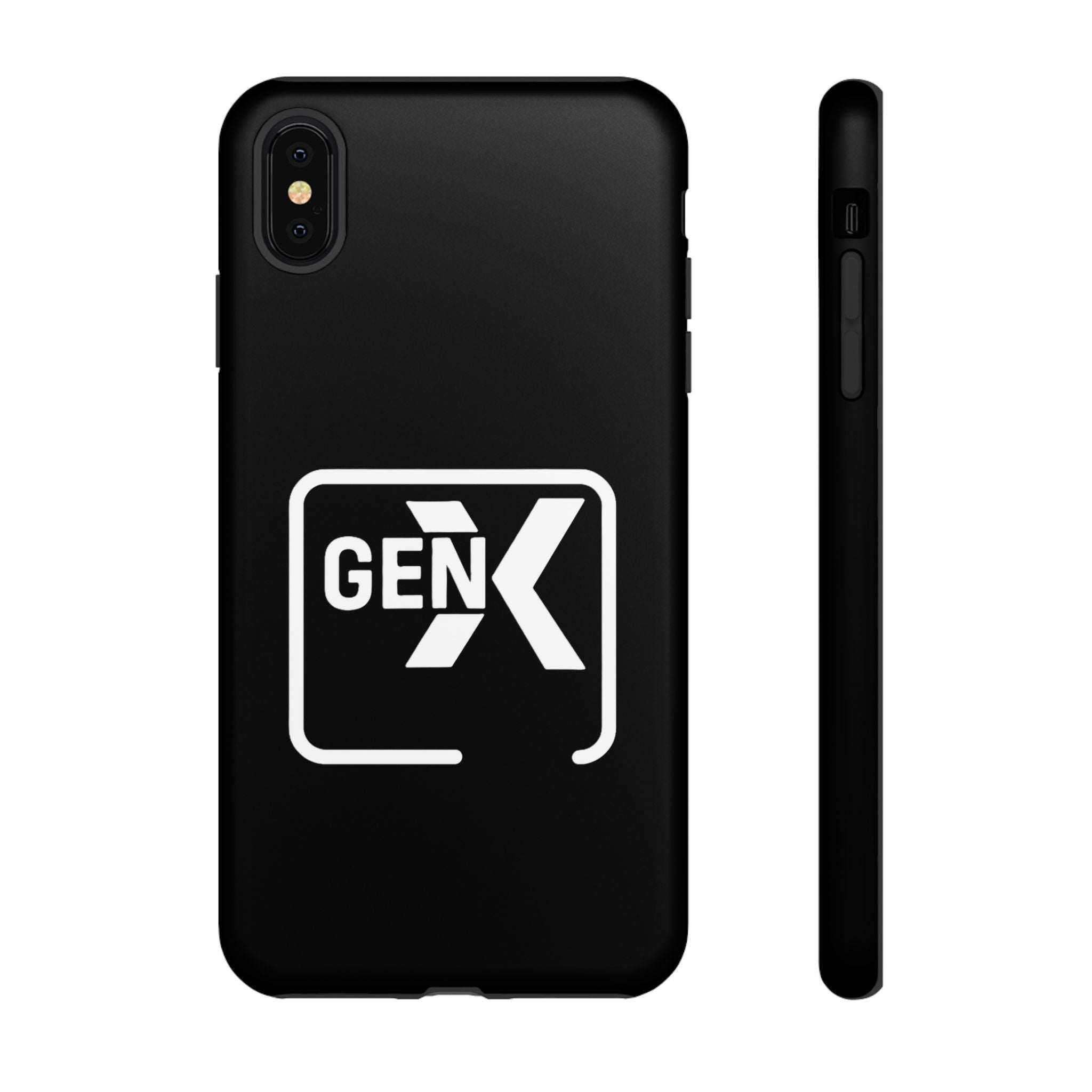 'Gen X' Phone Case, Tough Phone Cover, Retro Aesthetic iPhone Case, Vintage Style Cell Phone Accessories, Gift for Gen X
