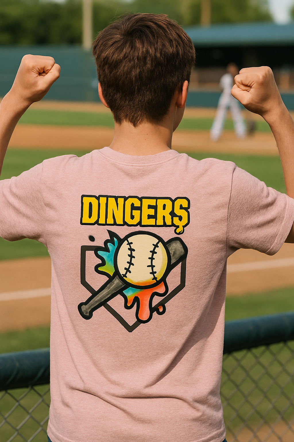 Dingers Baseball Graphic Tee, Unisex Sports Shirt, Dingers Baseball Tee, Trendy Sportswear, Perfect Gift for Athletes