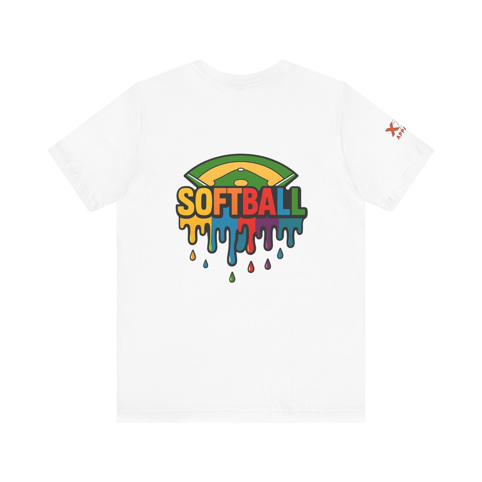 Softball Drippy Tee, Unisex Jersey Shirt, Sports Fan Apparel, Gift for Athletes, Casual Summer Top, Fun Team Spirit T-Shirt