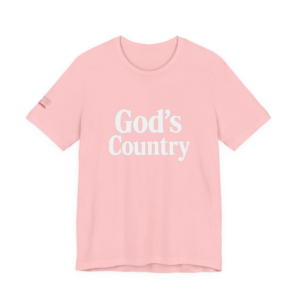 God's Country Tee, Casual Wear, Outdoor Activities, Faith-Based Apparel, Gift for Believers, Summer Wardrobe