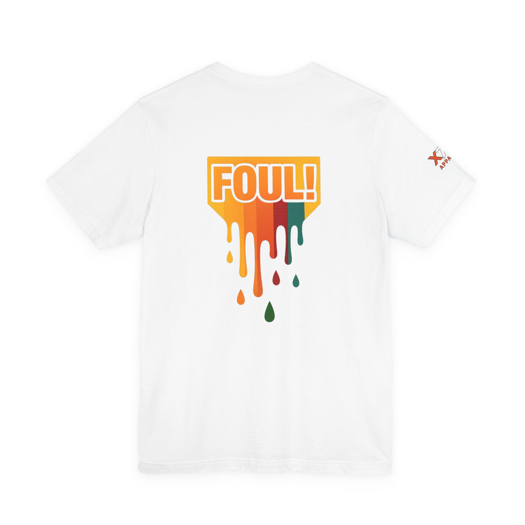 Foul Drippy Graphic Tee, Unisex Short Sleeve Shirt, Casual Streetwear, Perfect for Sports Fans, Gift for Friends