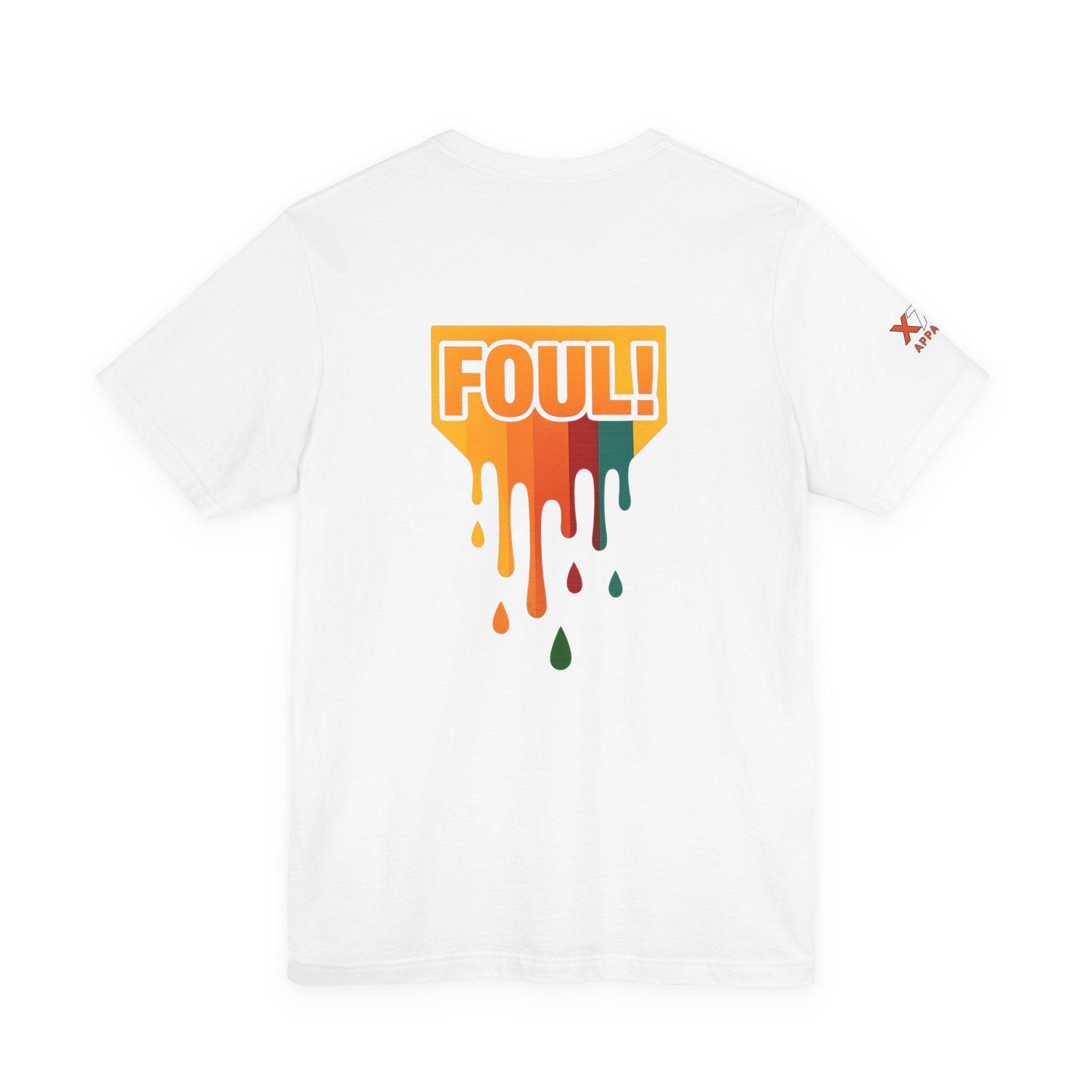 Foul Drippy Graphic Tee, Unisex Short Sleeve Shirt, Casual Streetwear, Perfect for Sports Fans, Gift for Friends