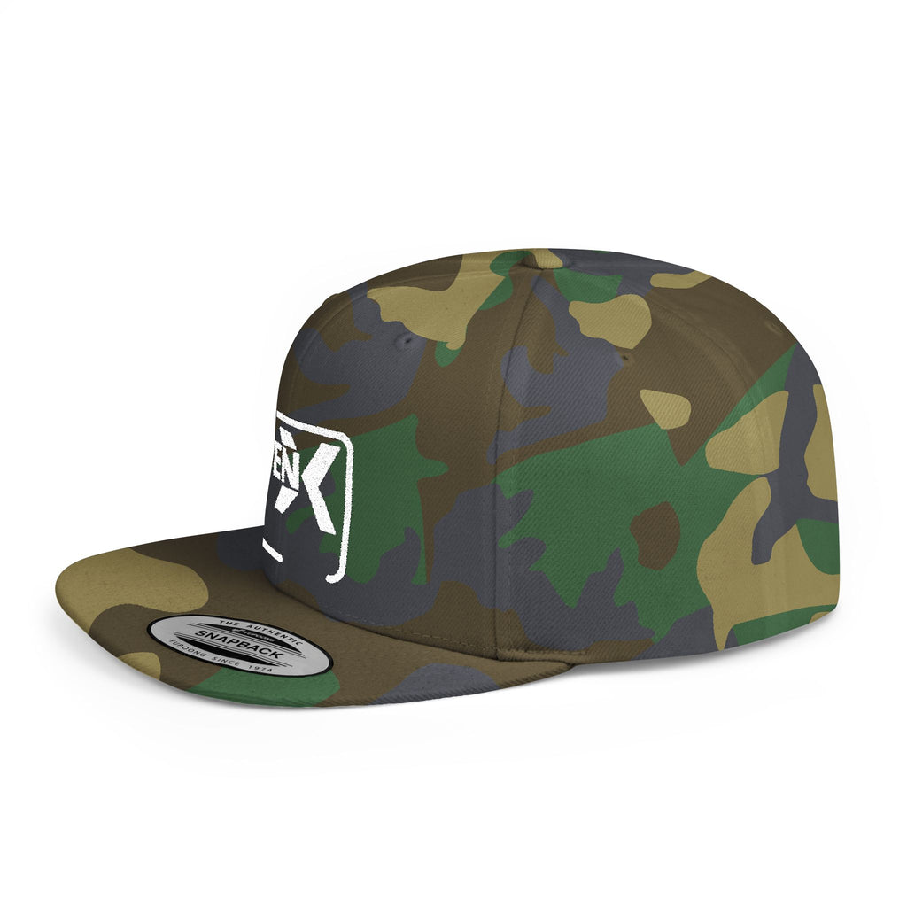 'Gen X' Stylish Flat Bill Snapback Cap | Trendy Streetwear Hat for Everyday Use, Gifts, Fashion Accessory, Casual Summer Style