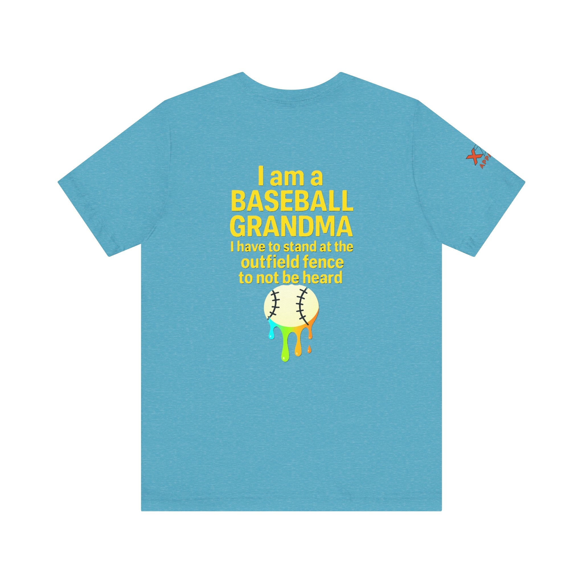 Baseball Grandma Not Heard DrippyTee, Funny Baseball Shirt, Gift for Grandma, Soft Cotton Top, Summer Baseball Outfit