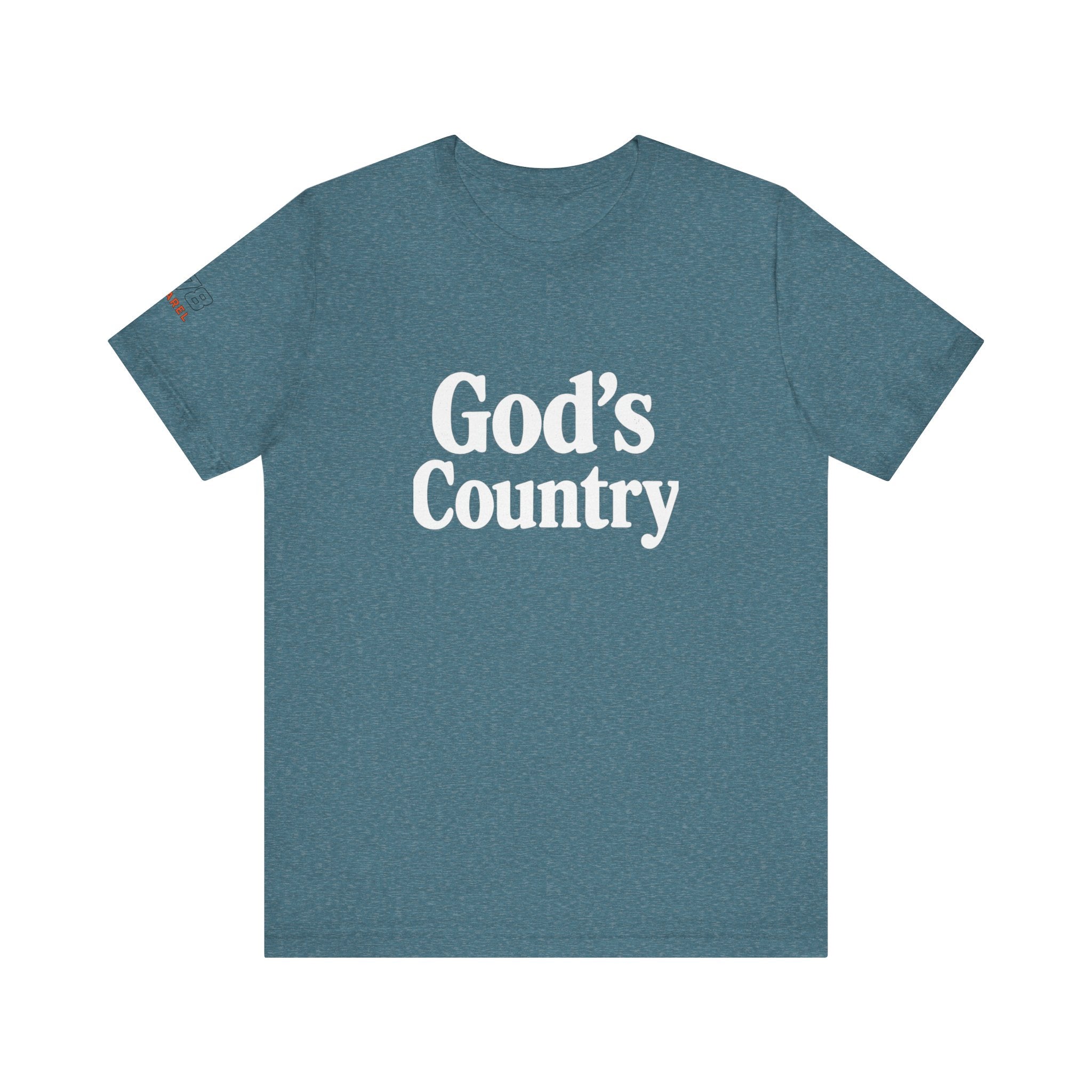 God's Country Tee, Casual Wear, Outdoor Activities, Faith-Based Apparel, Gift for Believers, Summer Wardrobe