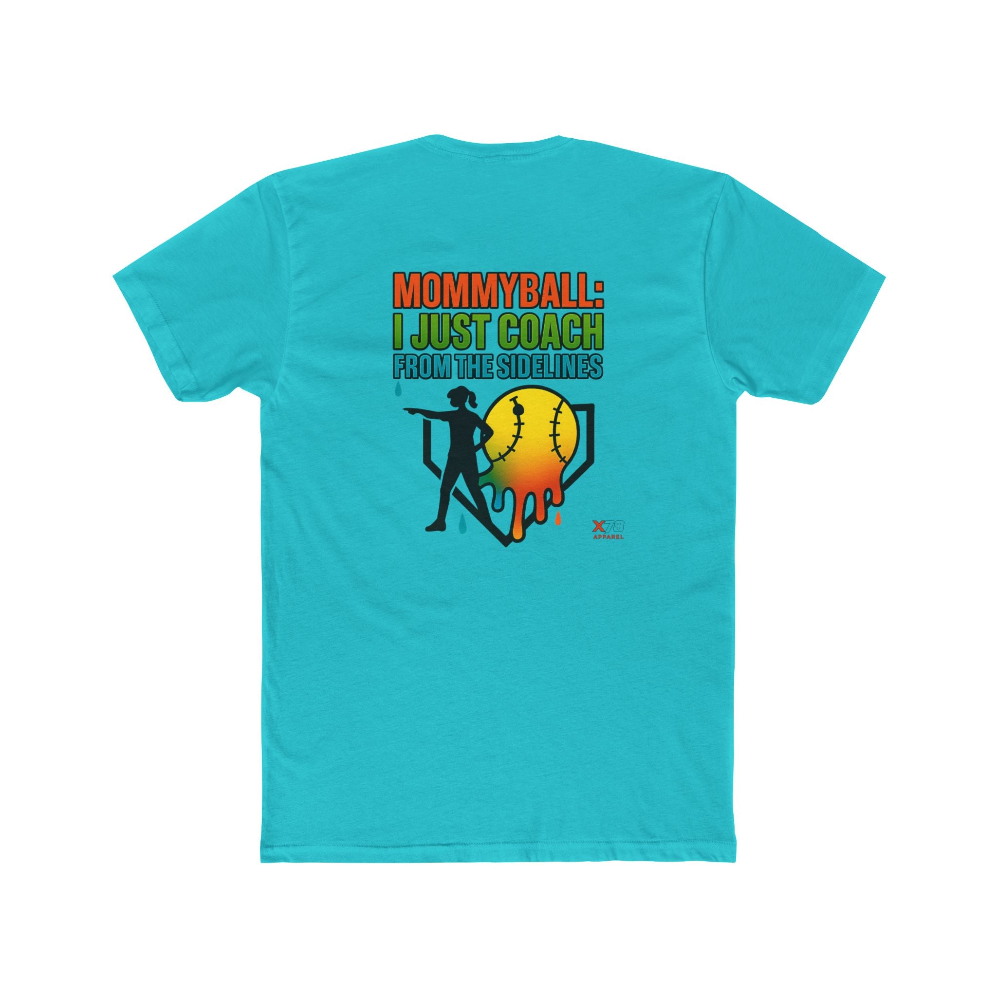 'Mommyball' Unisex  Coach Tee - Perfect for Sports Moms, Soft Cotton Tee, Gifts for Coaches, Athletic Apparel, Casual Wear