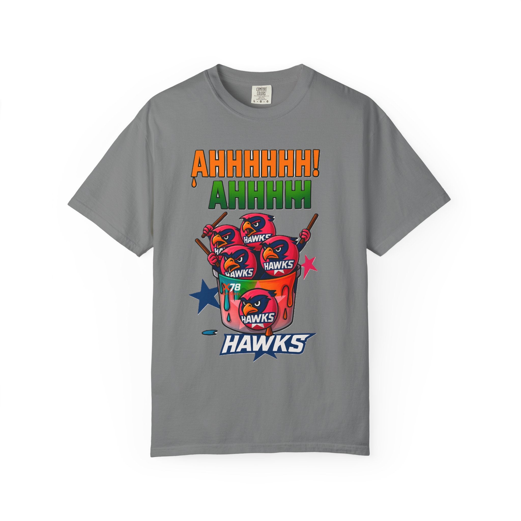 'AHHHHH' Fun Graphic T-Shirt for Fans, Casual Wear, Unisex Shirt, Perfect Gift for Sports Lovers, Vintage Style Tee