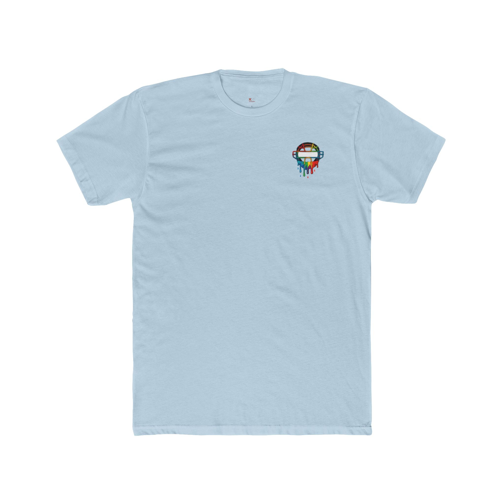 'Drippy Thou Shall Not Steel' Colorful Graphic Tee, Unisex Cotton Crew, Fun Statement Shirt, Comfortable Casual Wear, Sports Theme Tee, Gift Idea for All
