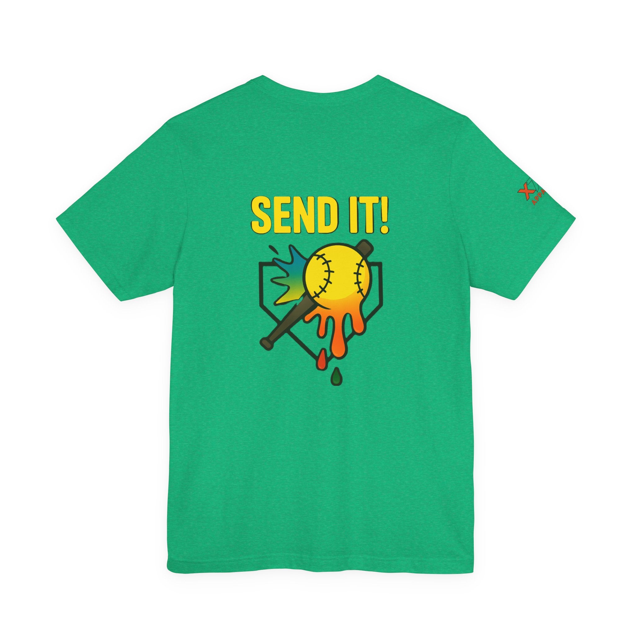 Send It Drippy Unisex Tee, Fun Sports Shirt, Gift for Athletes, Playful Casual Wear, Summer Essential