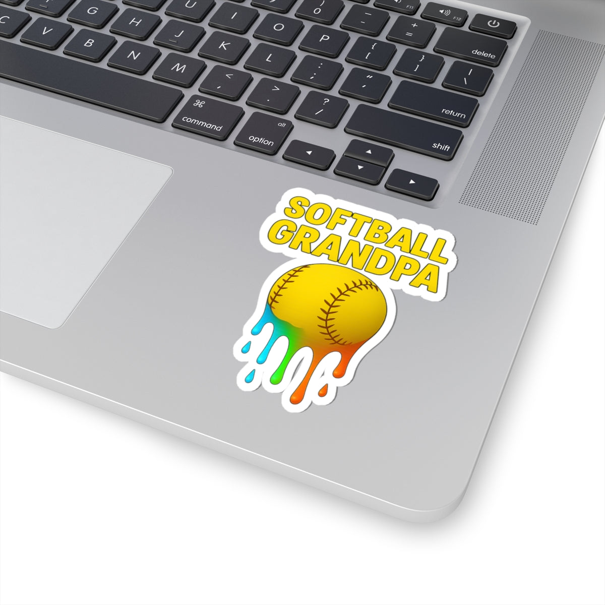 Softball Grandpa Sticker