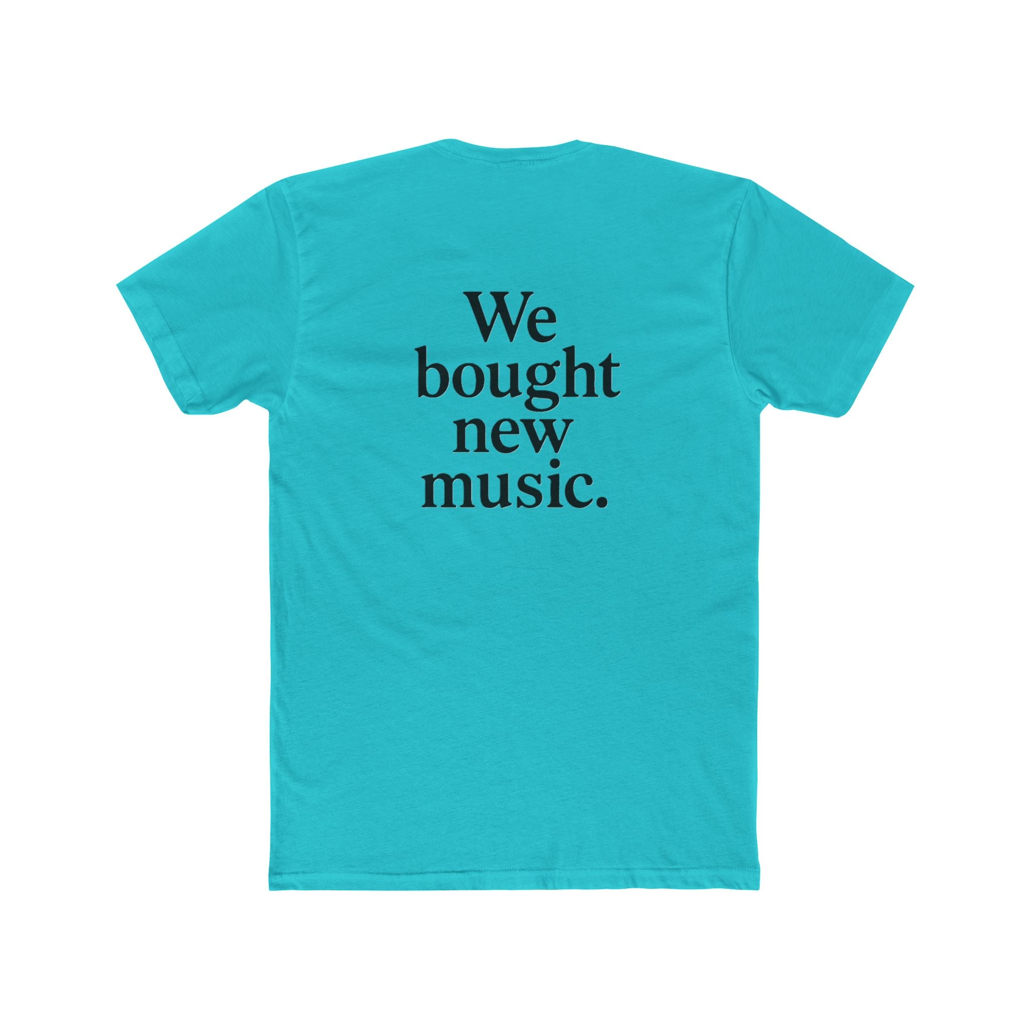 'Gen X We bought new music' Music Lover's Unisex Cotton Crew Tee - 'We Bought New Music' T-Shirt, Casual Wear, Gift for Music Lovers, Concert Tee, Everyday Comfort