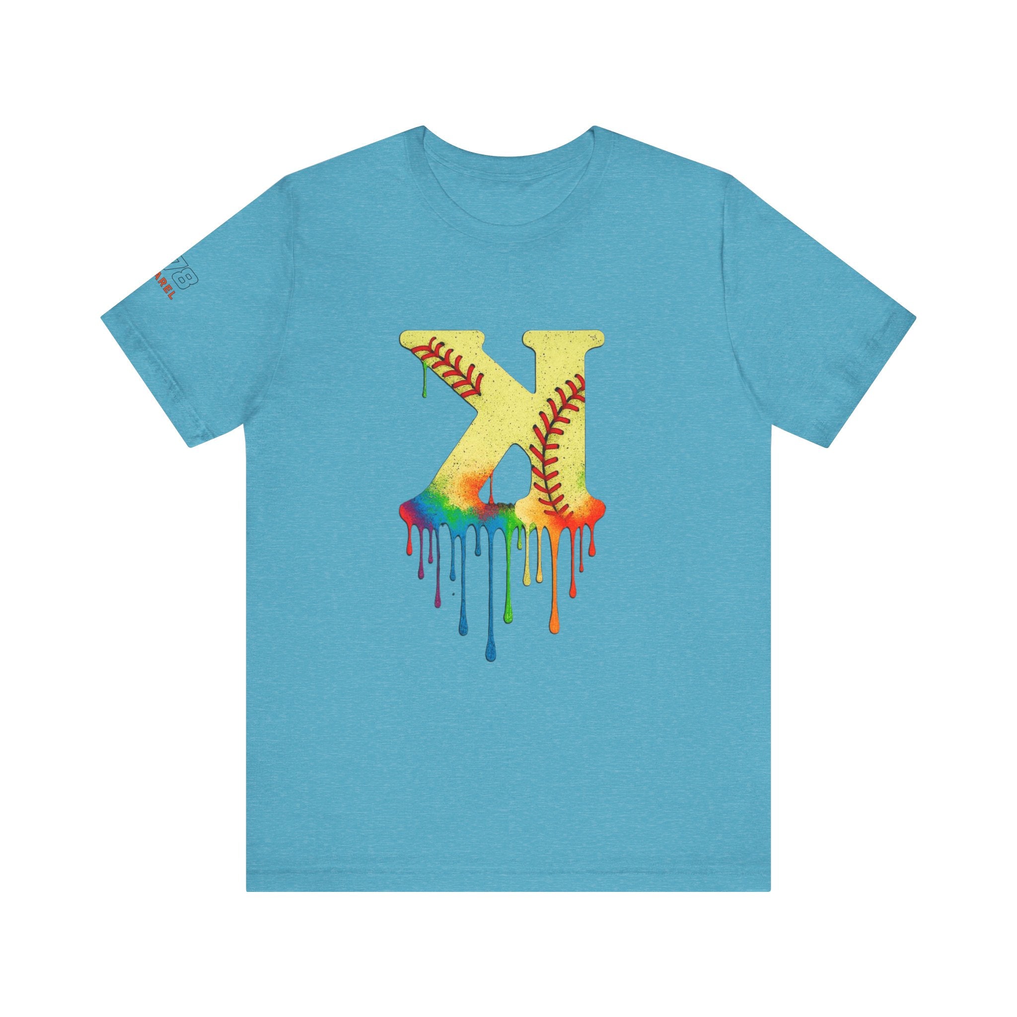 Softball Strikeout Drippy Graphic Tee, Perfect for Sports Fans, Gift for Athletes, Casual Wear, Summer Outfits, Team Spirit Apparel
