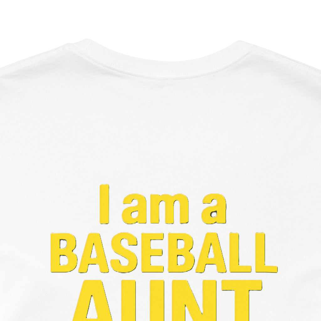 Baseball Aunt Not Heard Drippy Tee, Fun Baseball Shirt, Gifts for Sports Moms, Summer Apparel, Soft Cotton T-Shirt, Game Day Outfit