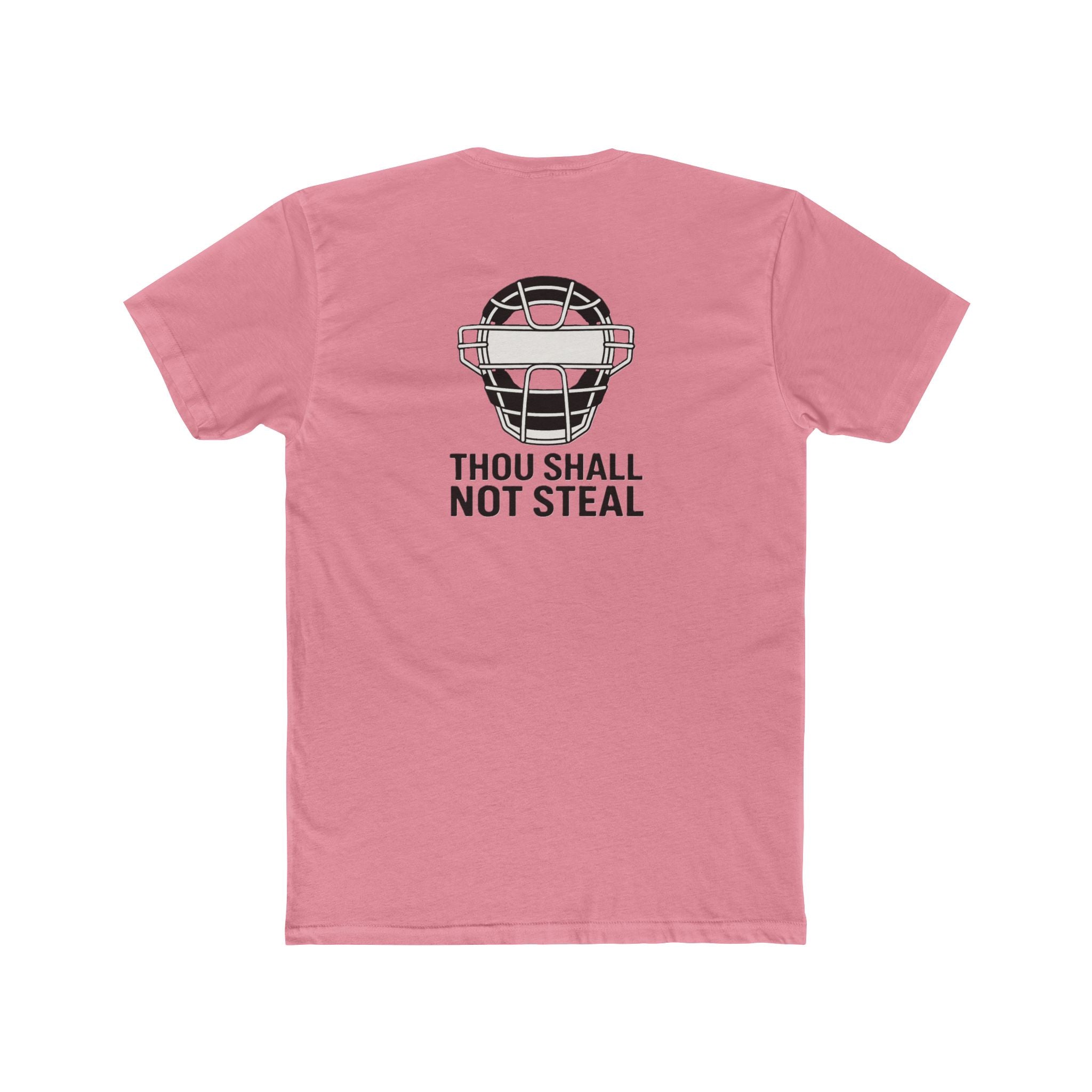 'Thou Shall Not Steel' Funny Catcher T-Shirt | Unisex Cotton Crew Tee | Gift for Soccer Fans | Sports Humor Tee | Unique Soccer Apparel, Birthday Gift, [...]
