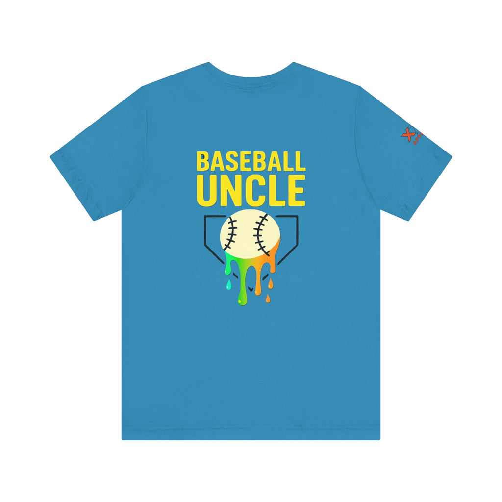 Baseball Uncle Drippy Tee - Fun Unisex Jersey Short Sleeve Shirt for Baseball Lovers, Gift for Sports Fans, Casual Wear, Father's Day, Summer