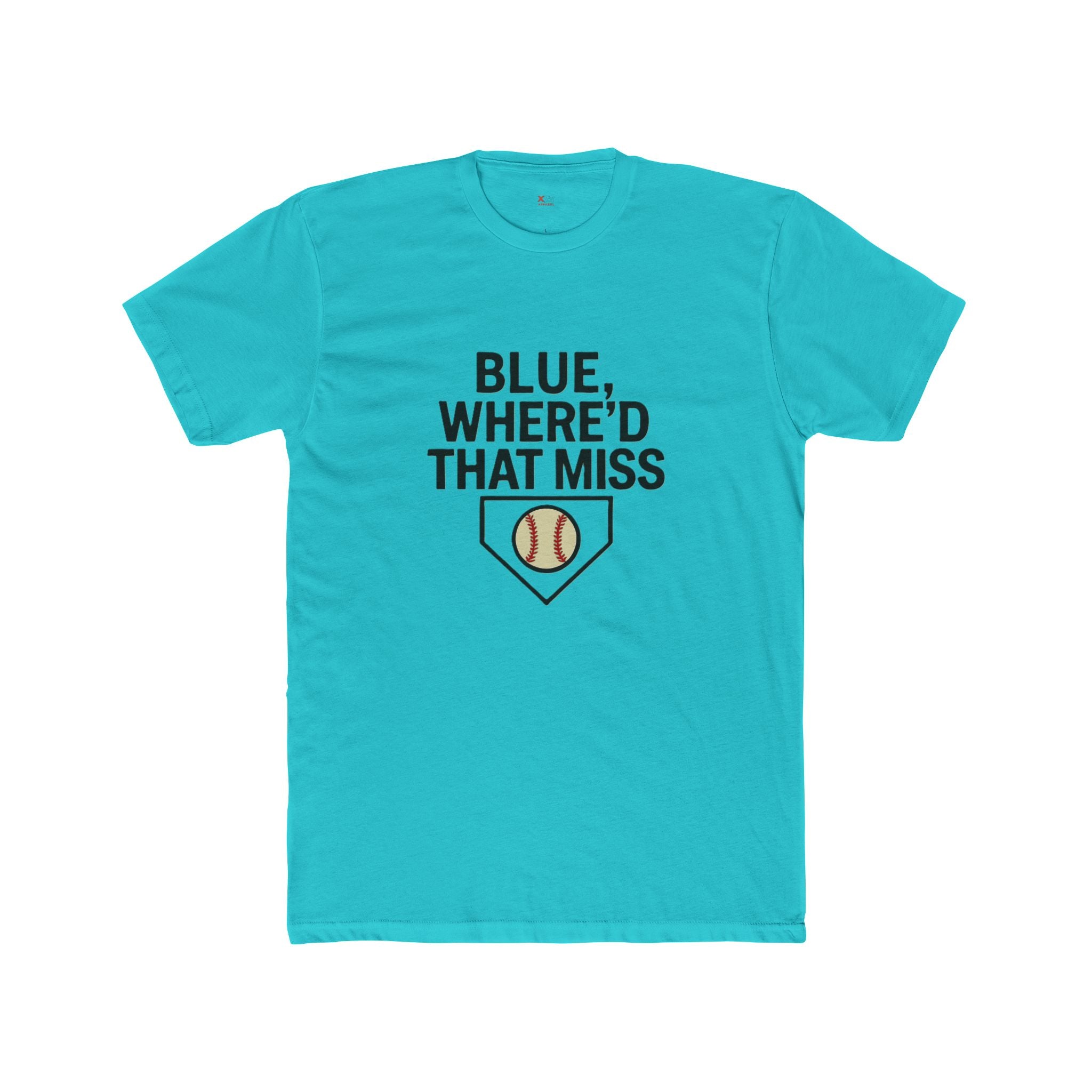 Baseball Humor Unisex Tee - "Blue, Where'd That Miss? Baseball" Shirt for Sports Fans, Gift for Coaches, Funny Tee, Game Day Apparel