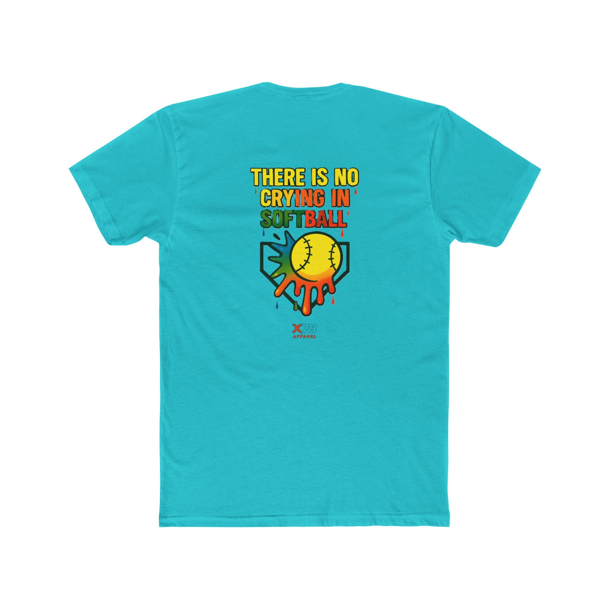 'No Crying in Softball' Humor Tee, Fun Unisex Crew Neck, Gift for Sports Lovers, No Crying in Softball Shirt, Summer Sports Apparel