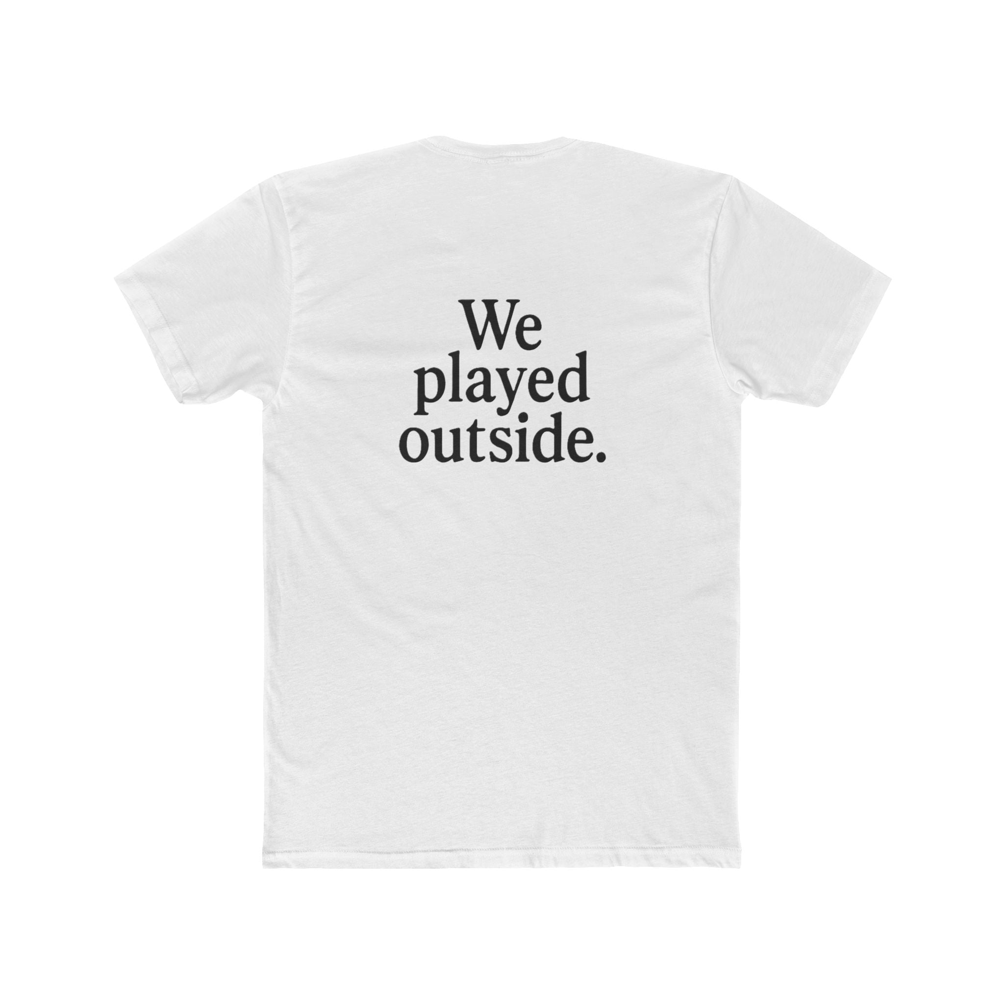 Outdoor Nostalgia Cotton Crew Tee, Unisex Outdoor T-Shirt, Vintage Play Tee, Casual Summer Shirt, Gift for Adventurers