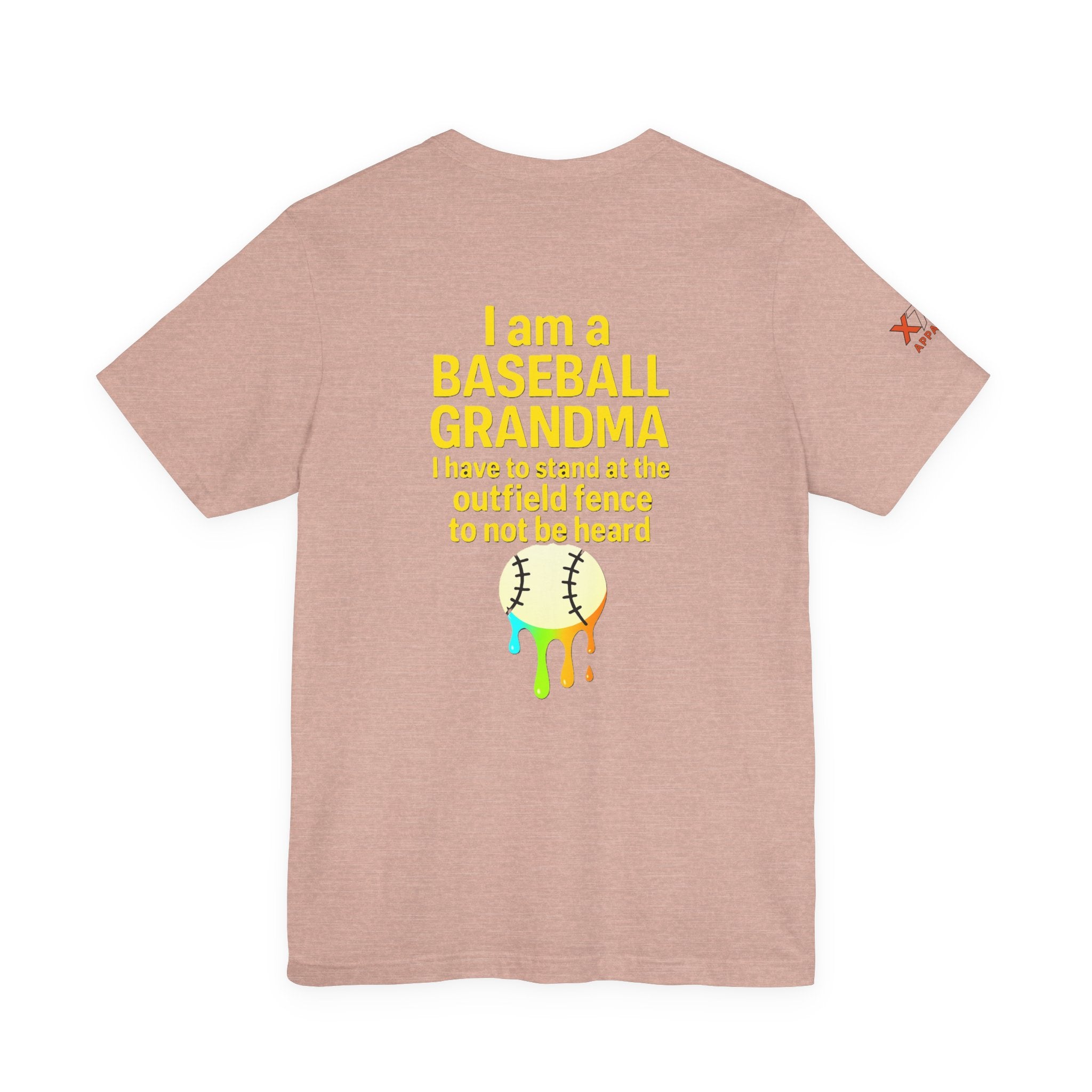 Baseball Grandma Not Heard DrippyTee, Funny Baseball Shirt, Gift for Grandma, Soft Cotton Top, Summer Baseball Outfit
