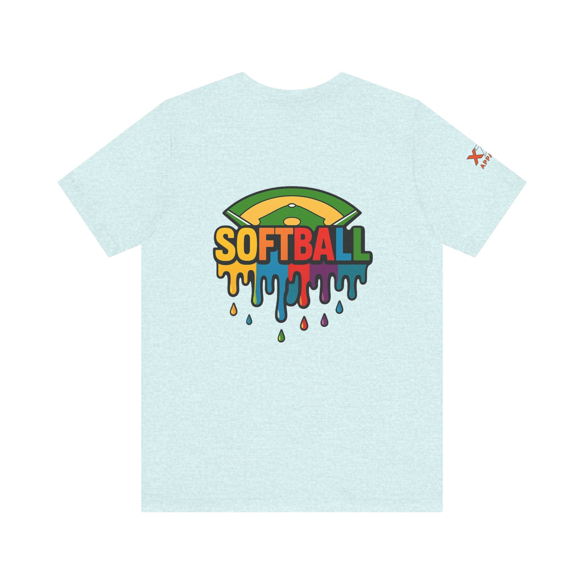 Softball Drippy Tee, Unisex Jersey Shirt, Sports Fan Apparel, Gift for Athletes, Casual Summer Top, Fun Team Spirit T-Shirt
