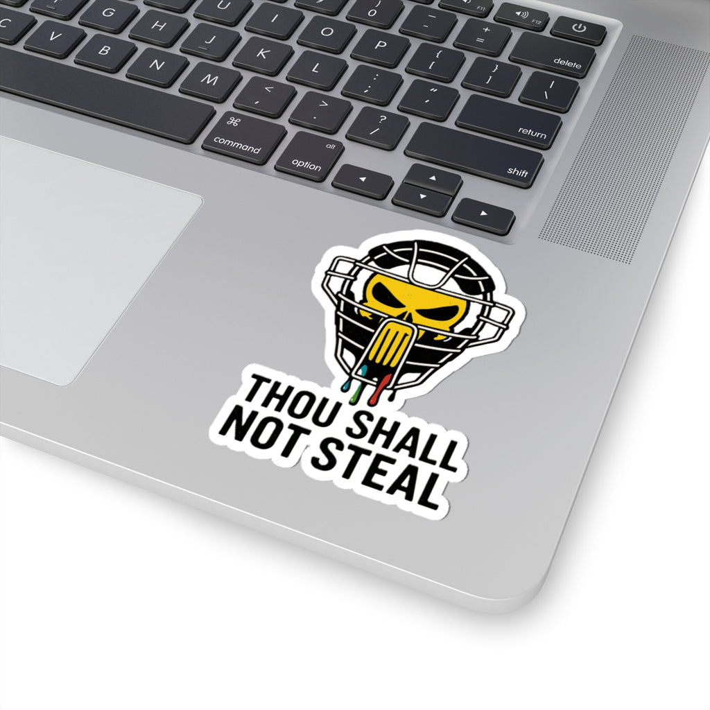 Drippy Thou Shall Not Steel Sticker