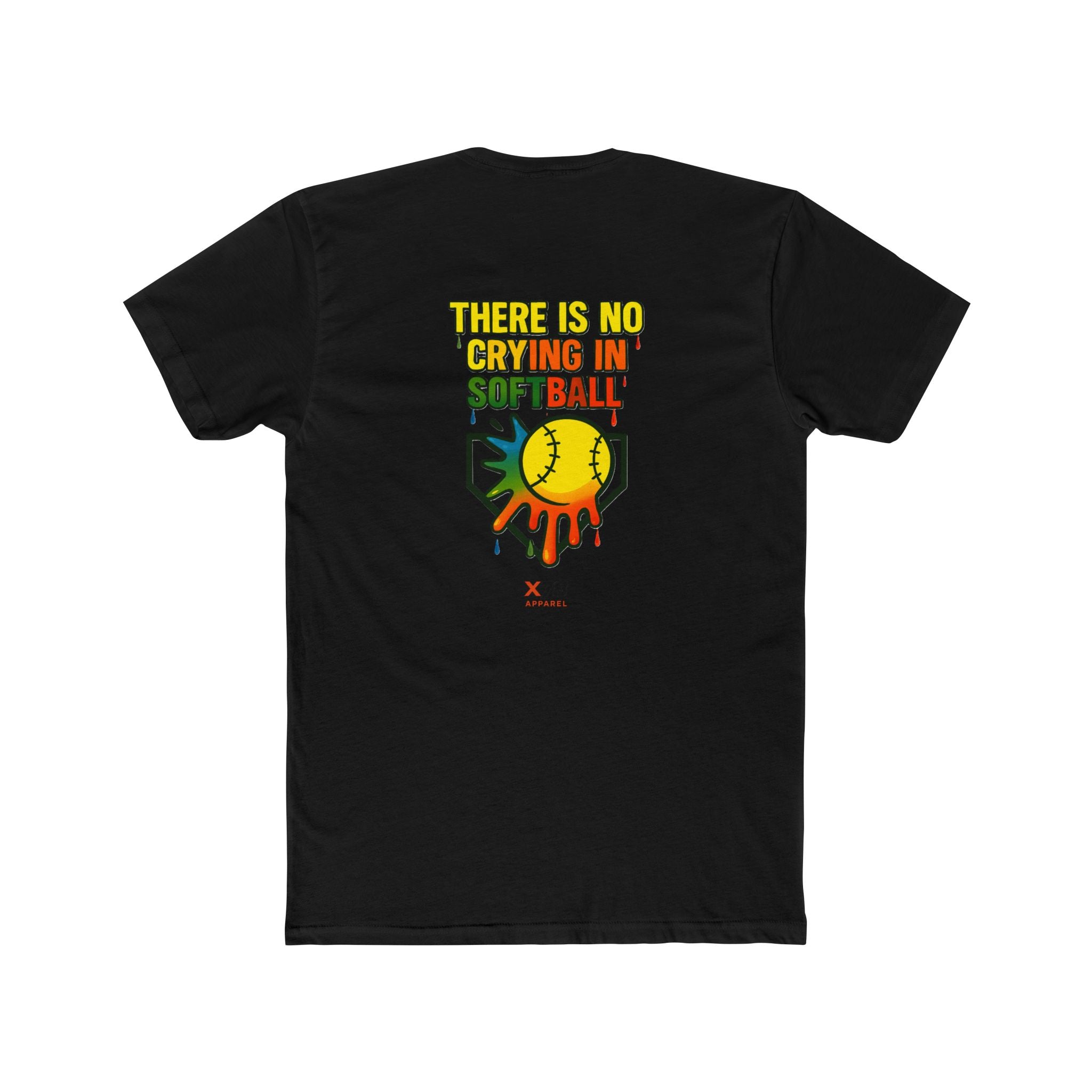 'No Crying in Softball' Humor Tee, Fun Unisex Crew Neck, Gift for Sports Lovers, No Crying in Softball Shirt, Summer Sports Apparel