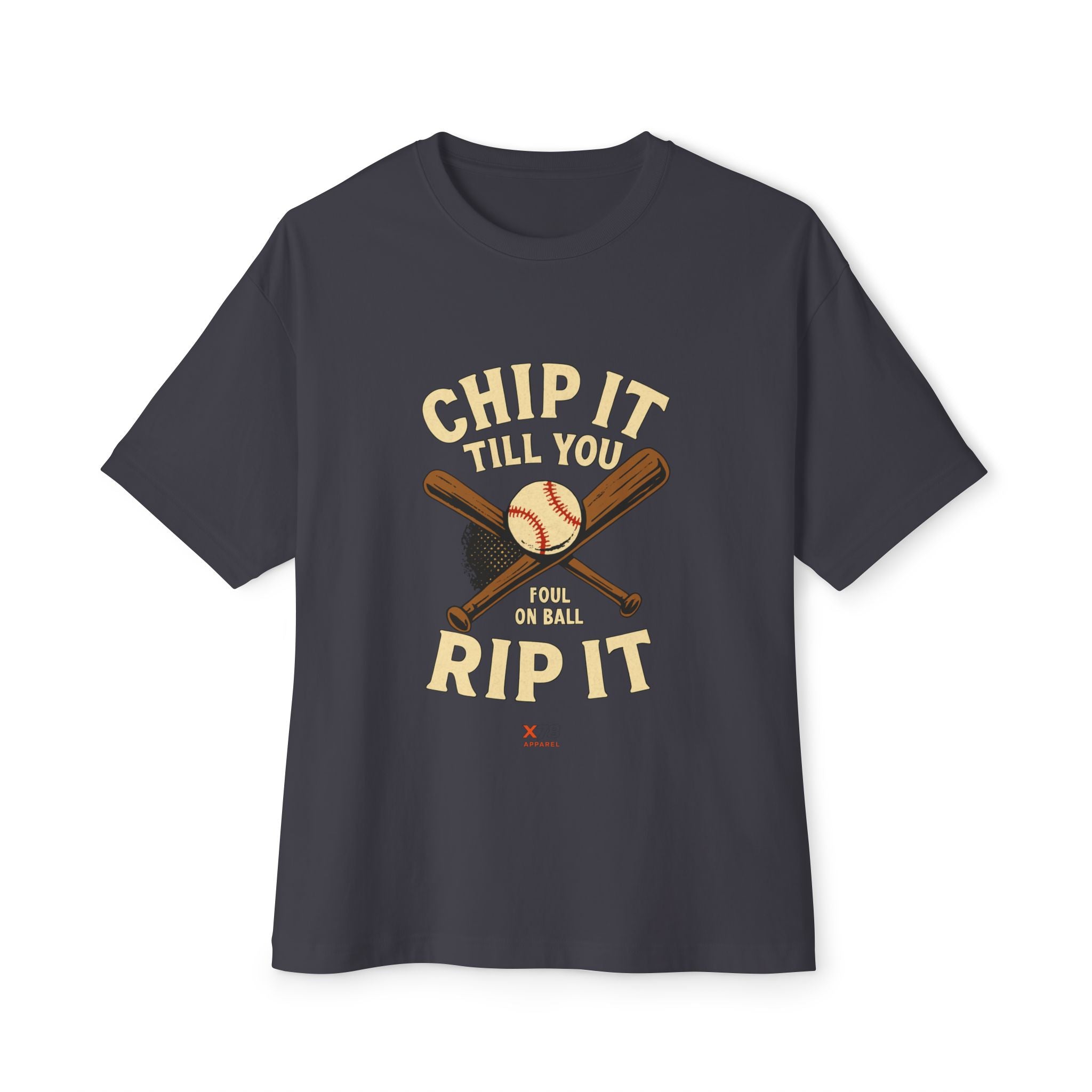 'Chip it till you' Unisex Oversized Boxy Tee