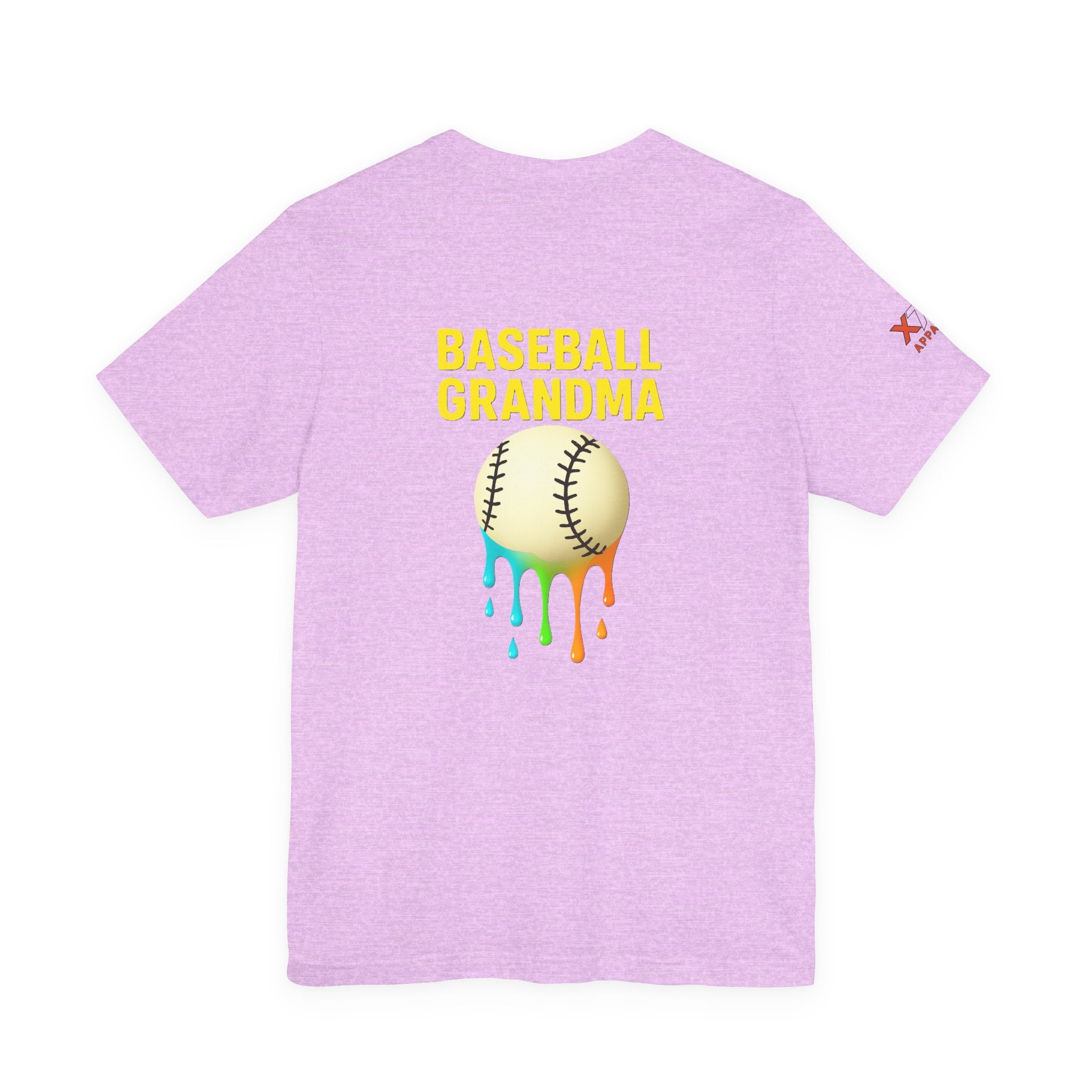Baseball Grandma Drippy Unisex Tee, Perfect Gift for Baseball Lovers, Sporty T-Shirt for Moms, Fun Summer Wear, Birthday Gift Idea