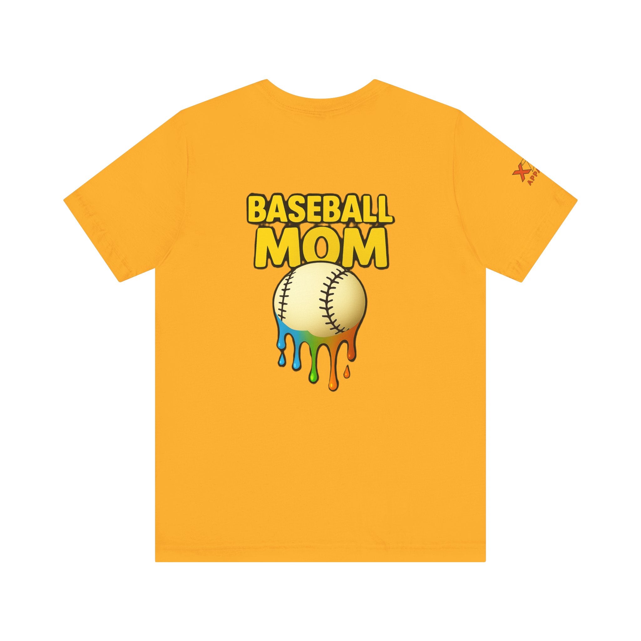 Baseball Mom Drippy Tee - Fun Unisex Jersey Short Sleeve T-Shirt, Perfect Gift for Sports Moms, Game Day Apparel, Mother's Day Gift, Summer Attire