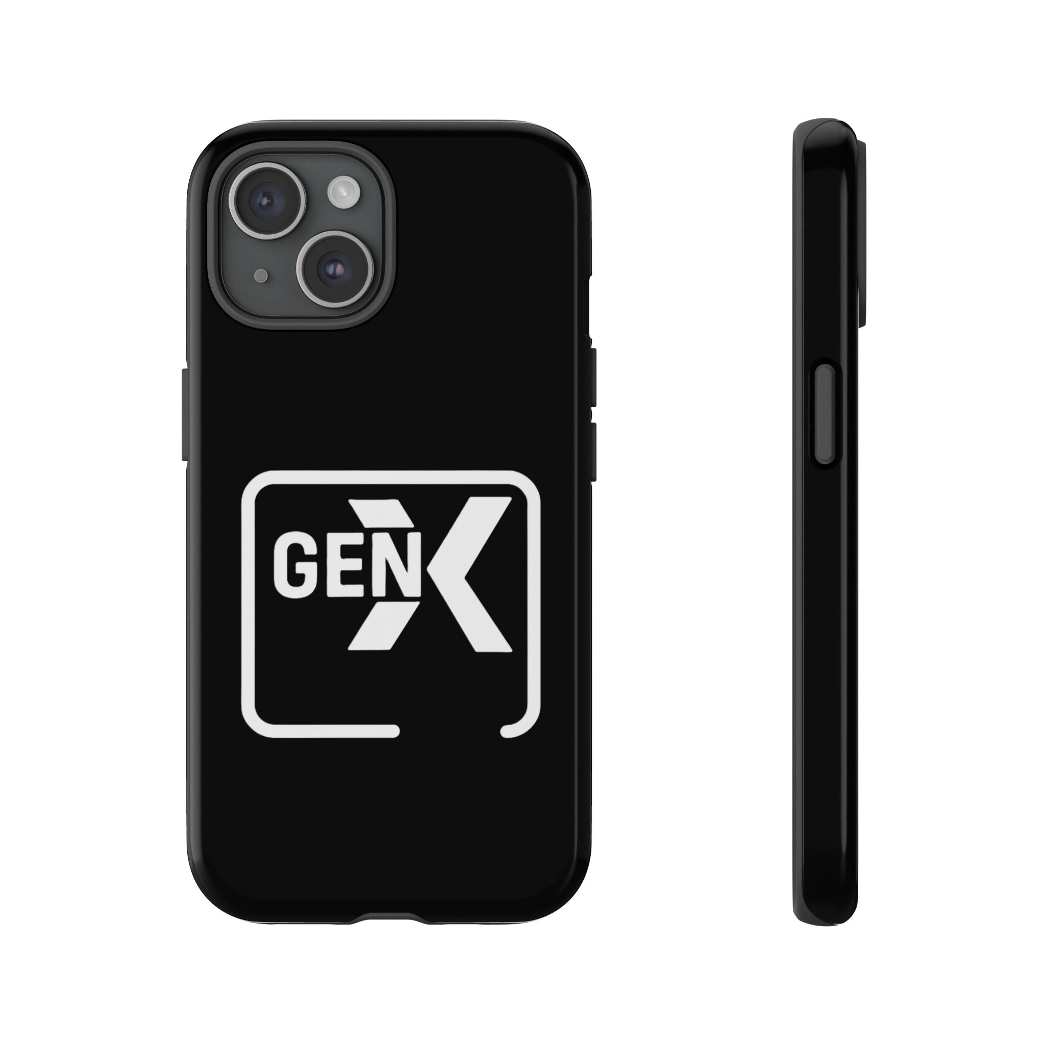'Gen X' Phone Case, Tough Phone Cover, Retro Aesthetic iPhone Case, Vintage Style Cell Phone Accessories, Gift for Gen X
