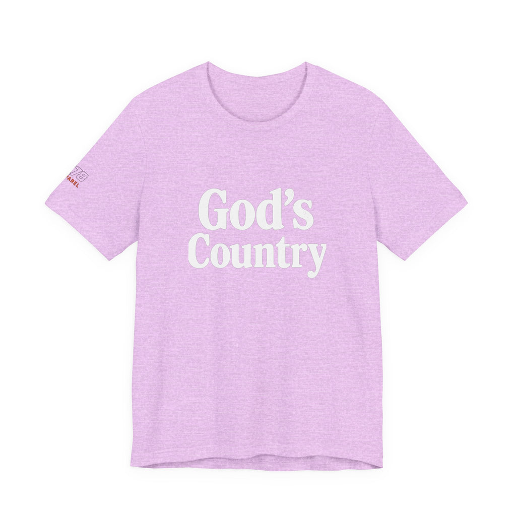 God's Country Tee, Casual Wear, Outdoor Activities, Faith-Based Apparel, Gift for Believers, Summer Wardrobe