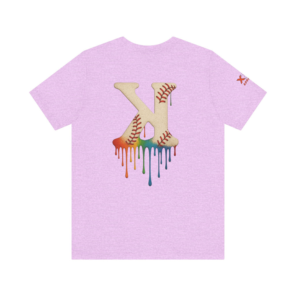 Baseball Drippy K Tee, Unisex Jersey Short Sleeve Shirt, Sports Fan Gift, Summer Outfit, Youth Baseball Apparel, Fun Casual Wear