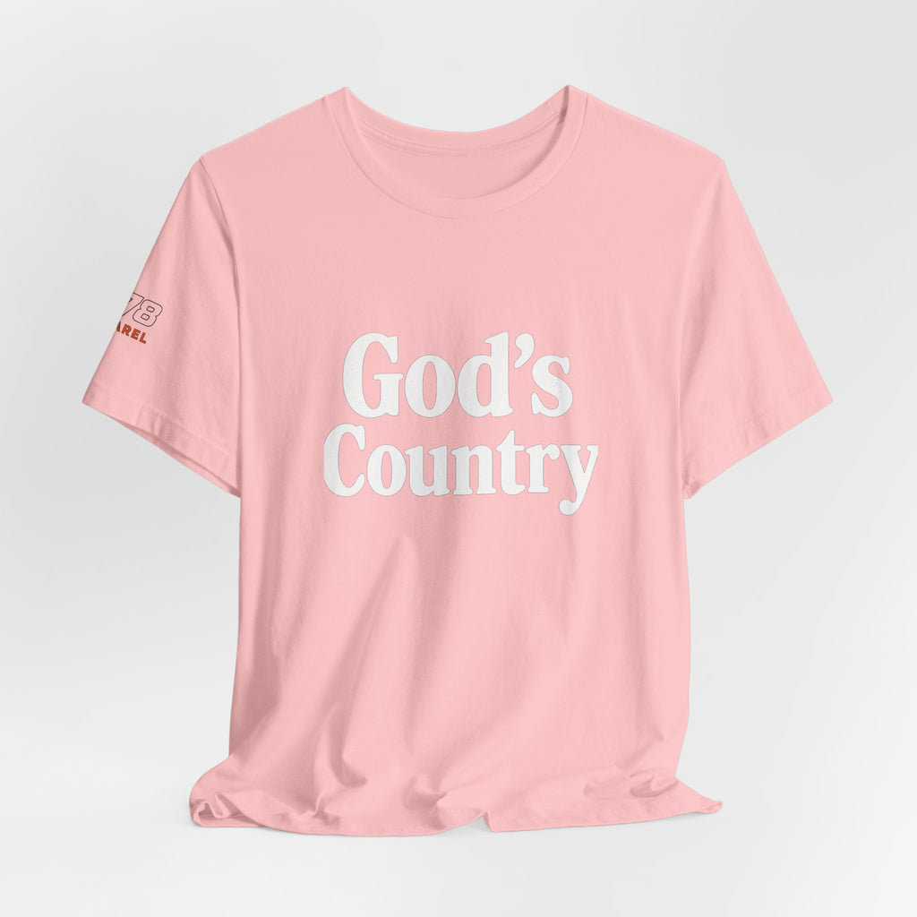 God's Country Tee, Casual Wear, Outdoor Activities, Faith-Based Apparel, Gift for Believers, Summer Wardrobe