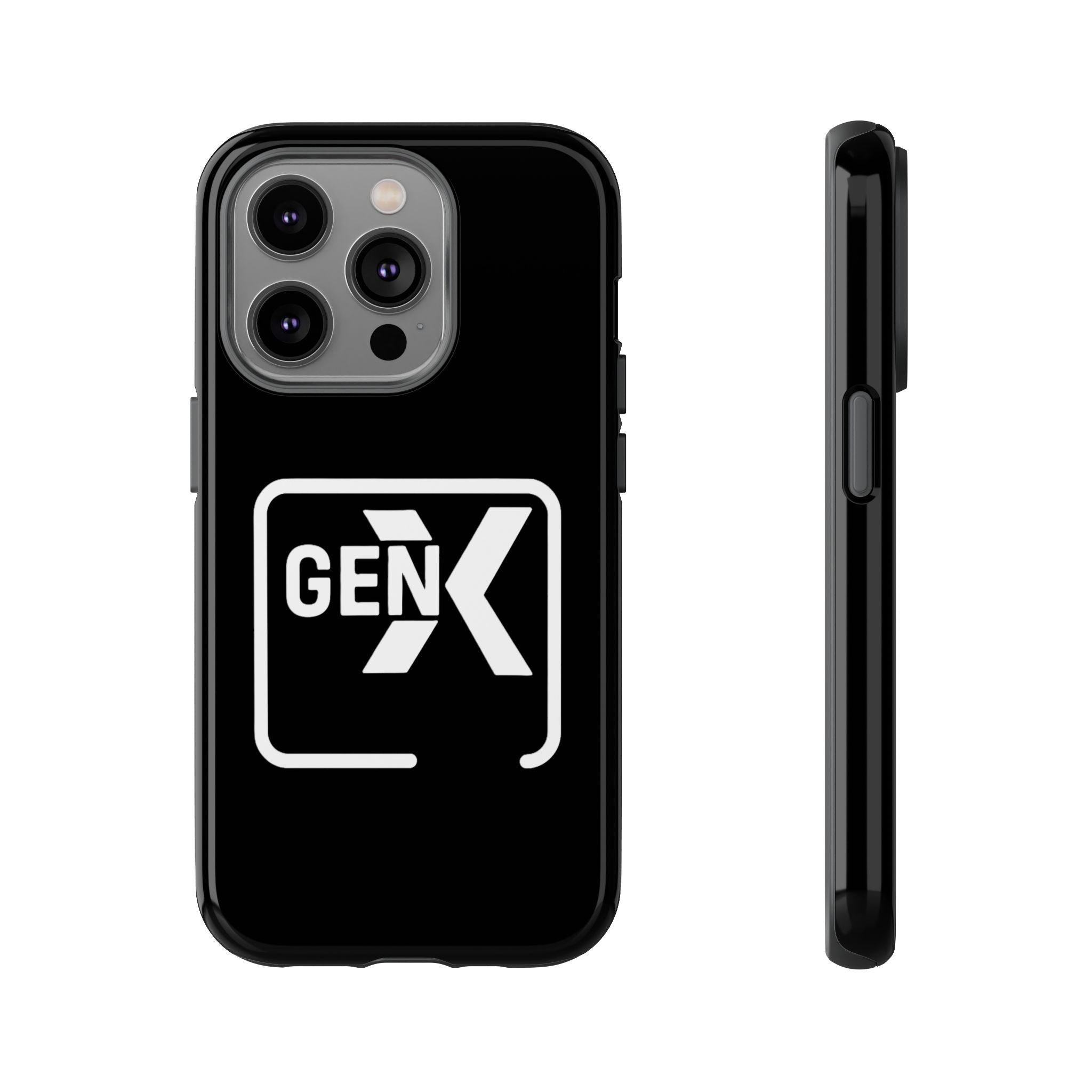 'Gen X' Phone Case, Tough Phone Cover, Retro Aesthetic iPhone Case, Vintage Style Cell Phone Accessories, Gift for Gen X