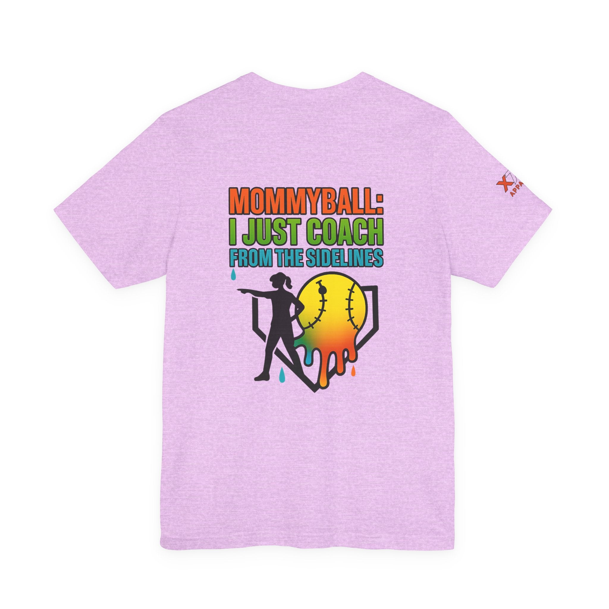 Mommyball Drippy Coach Tee - Unisex Jersey Short Sleeve T-Shirt, Softball Mom Gift, Sporty Graphic Tee, Coaching Shirt, Fun Sports Apparel