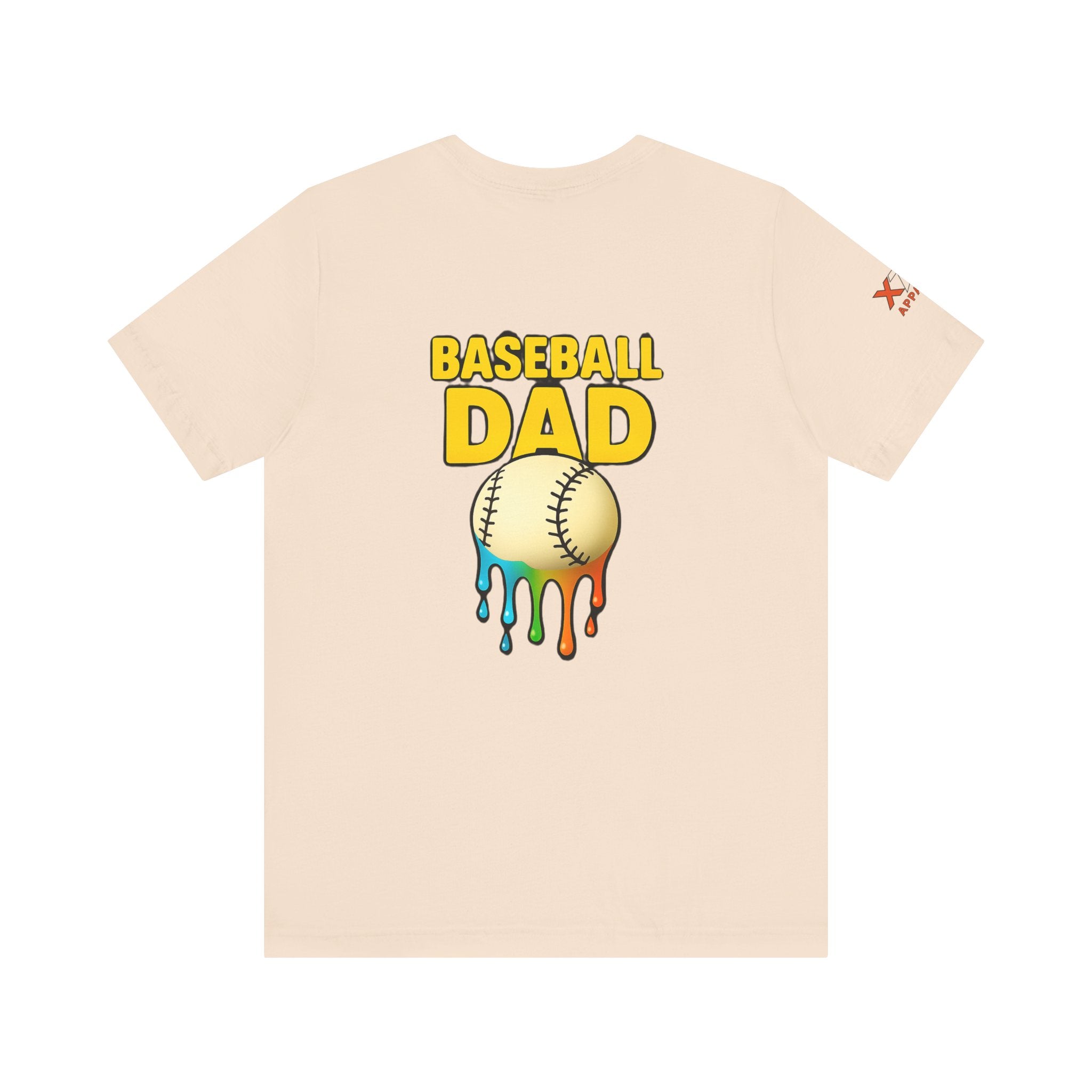 Baseball Dad Drippy T-Shirt, Unisex Jersey Tee for Sports Lovers, Father's Day Gift, Casual Wear, Funny Baseball Shirt
