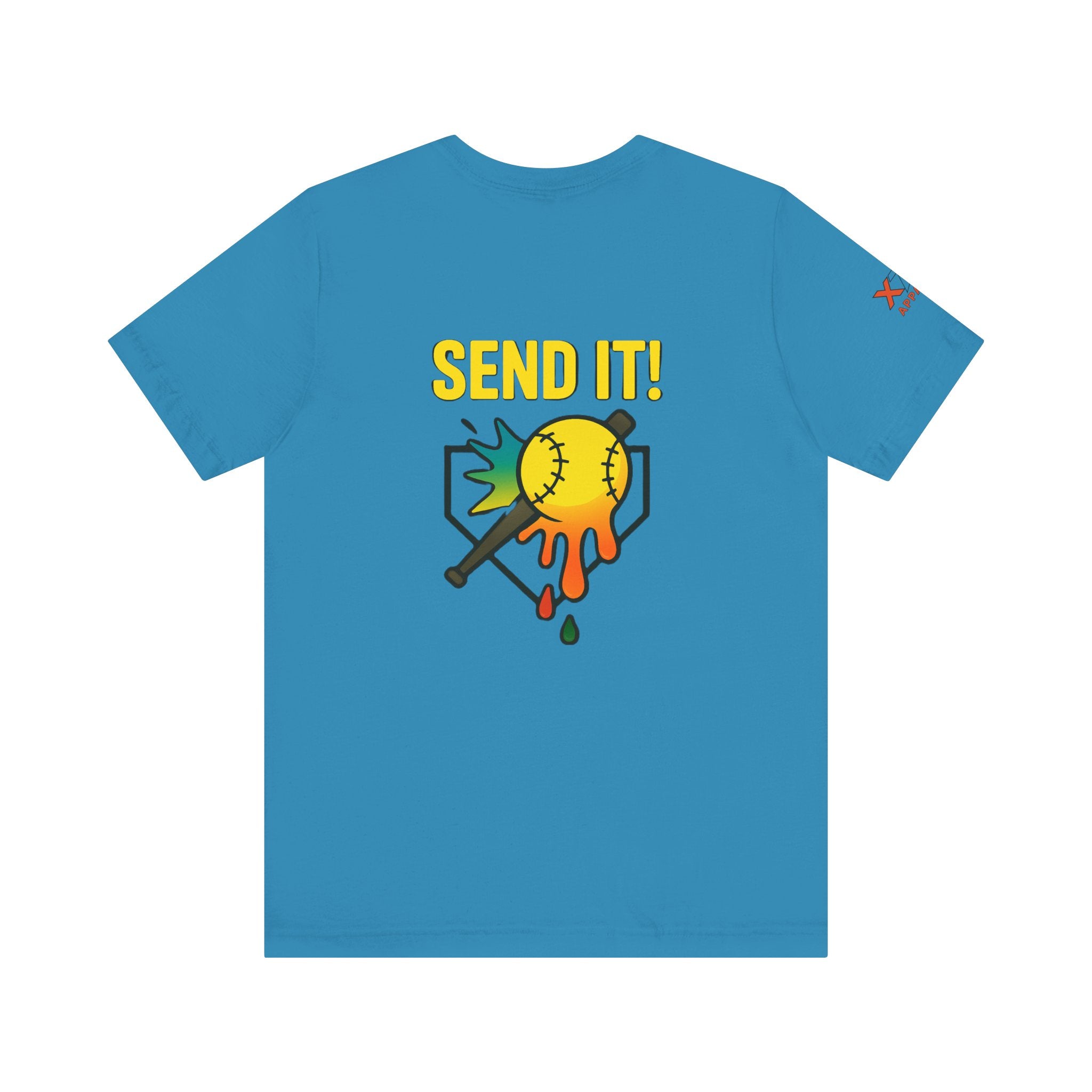 Send It Drippy Unisex Tee, Fun Sports Shirt, Gift for Athletes, Playful Casual Wear, Summer Essential