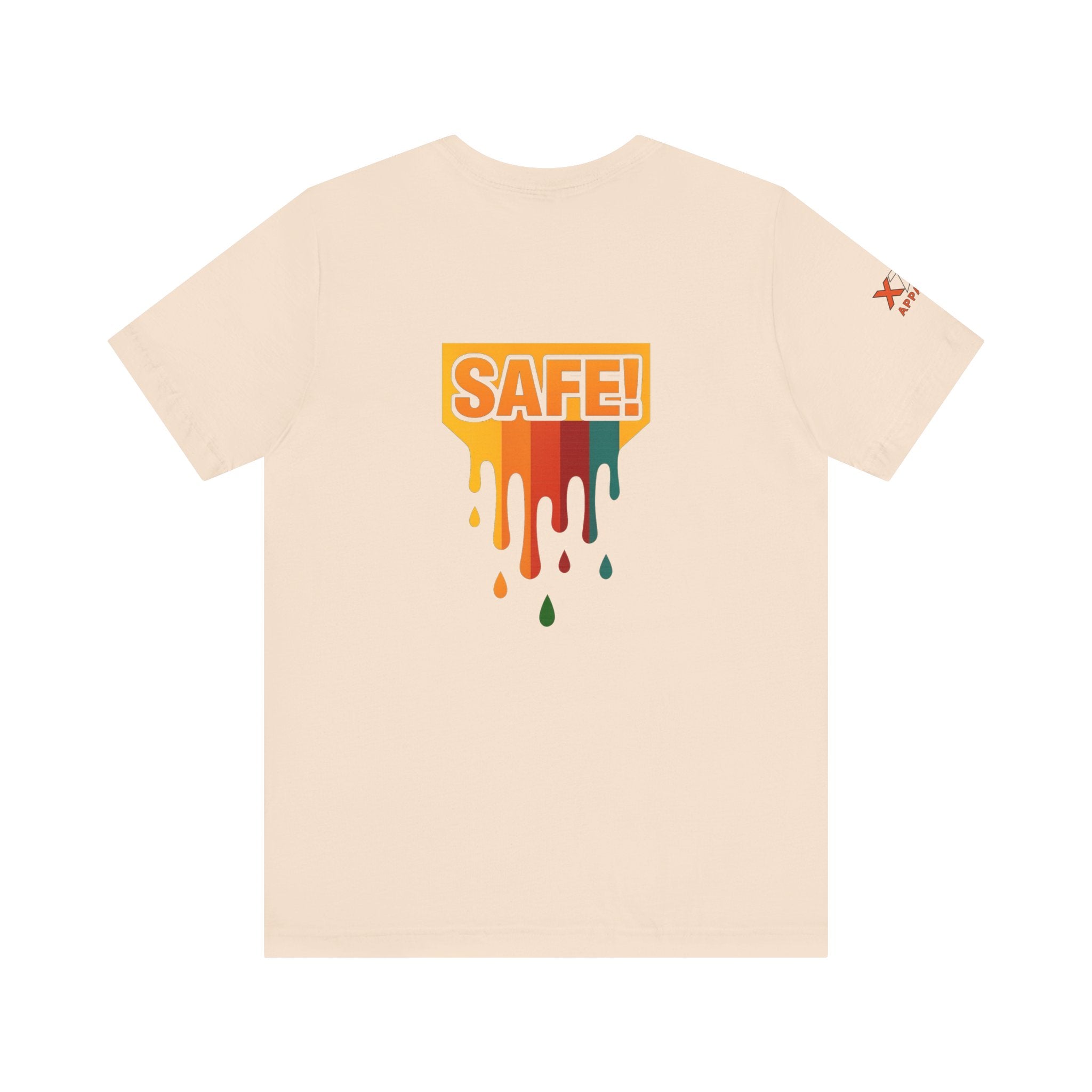 SAFE Drippy Unisex Jersey Tee for Casual Wear, Comfortable T-Shirt, Streetwear, Gift for Friends, Art Enthusiasts, Summer Style