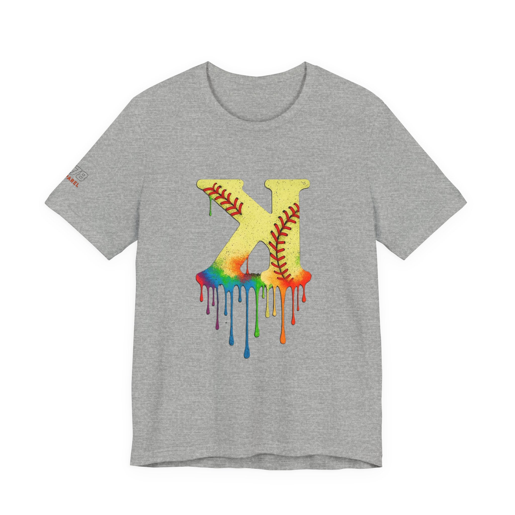 Softball Strikeout Drippy Graphic Tee, Perfect for Sports Fans, Gift for Athletes, Casual Wear, Summer Outfits, Team Spirit Apparel