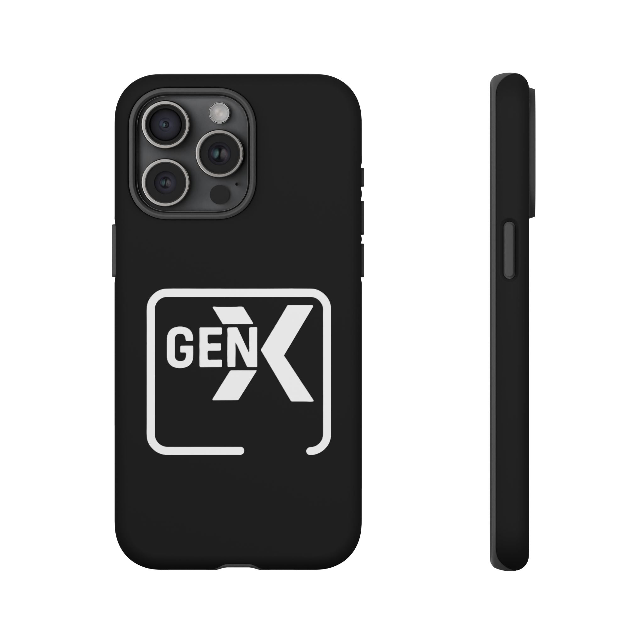 'Gen X' Phone Case, Tough Phone Cover, Retro Aesthetic iPhone Case, Vintage Style Cell Phone Accessories, Gift for Gen X