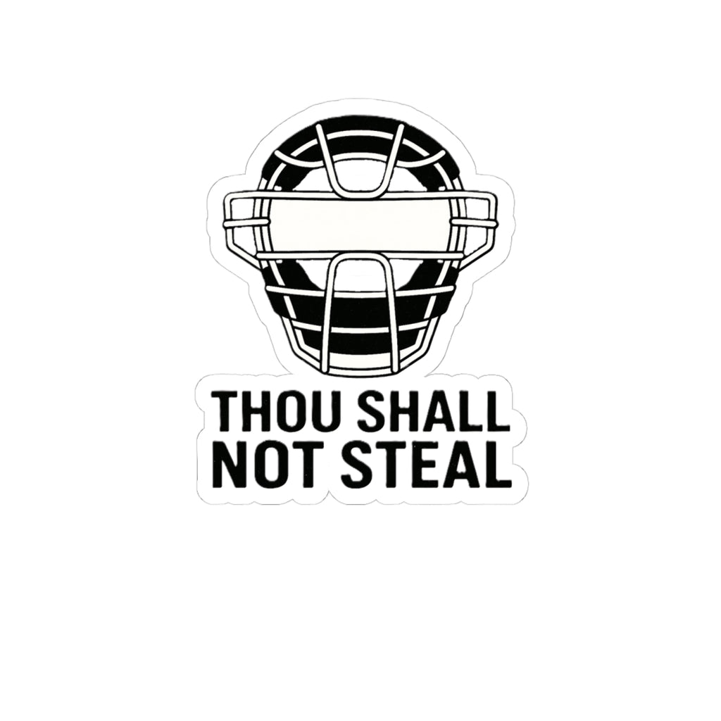 Thou Shall Not Steel  Sticker