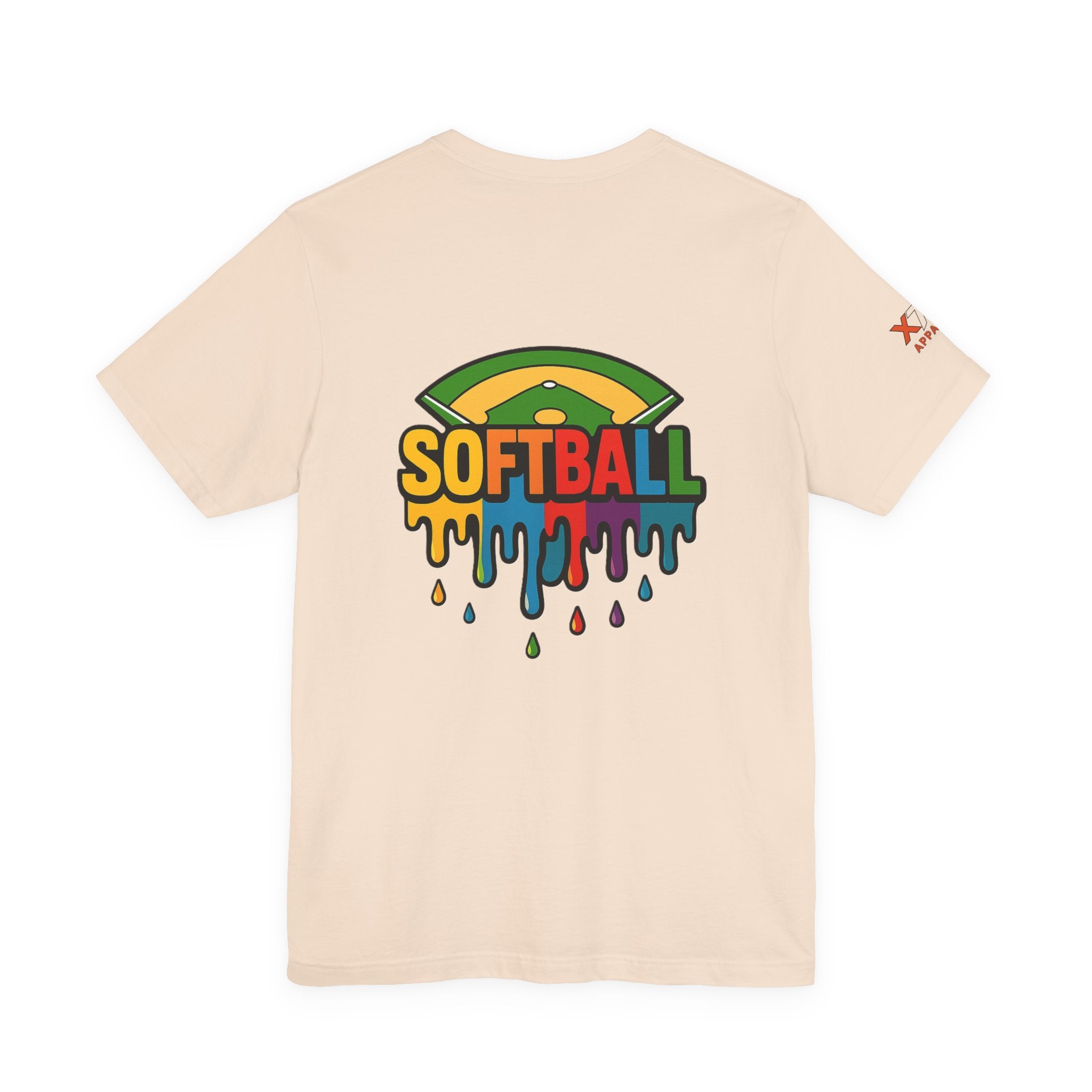 Softball Drippy Tee, Unisex Jersey Shirt, Sports Fan Apparel, Gift for Athletes, Casual Summer Top, Fun Team Spirit T-Shirt
