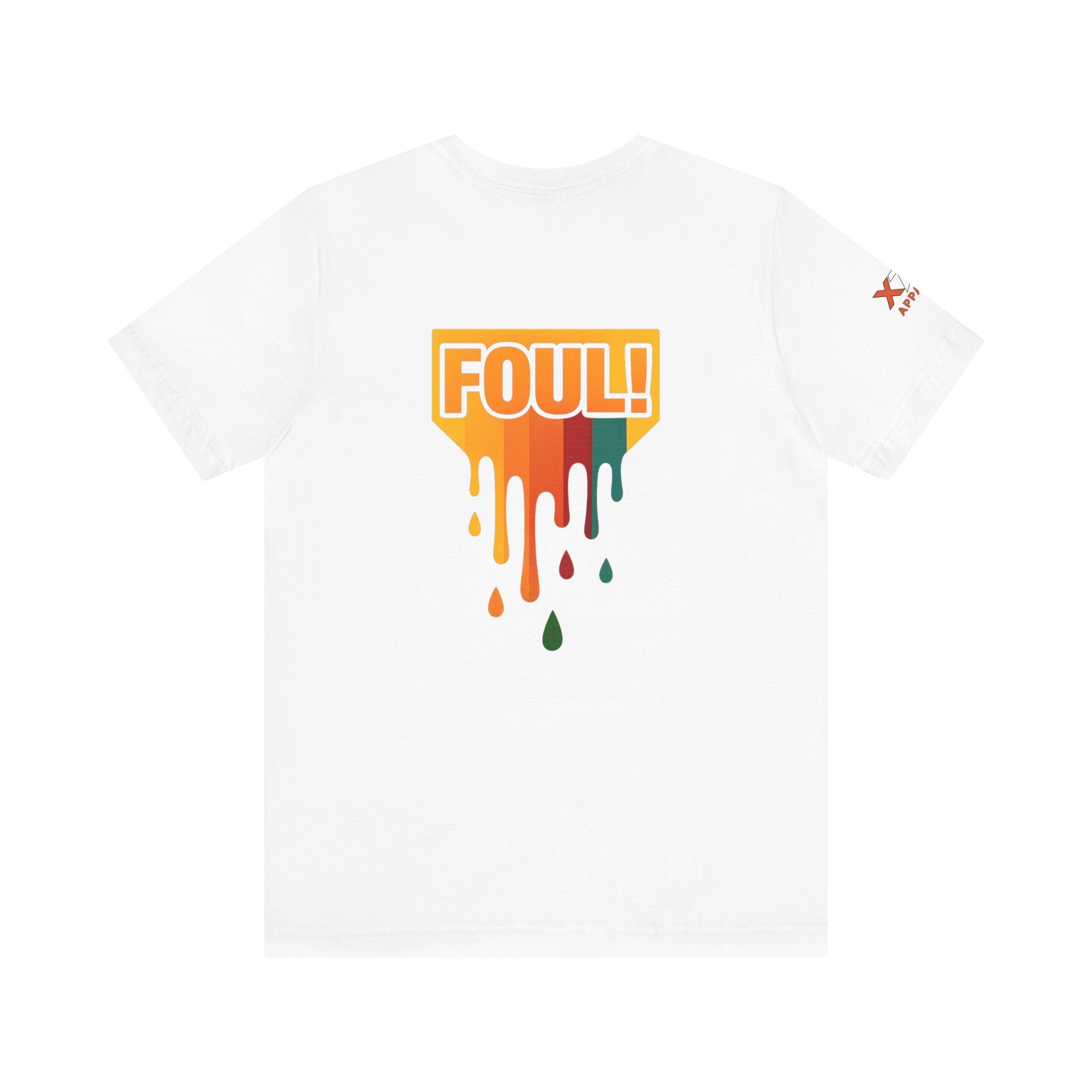 Foul Drippy Graphic Tee, Unisex Short Sleeve Shirt, Casual Streetwear, Perfect for Sports Fans, Gift for Friends