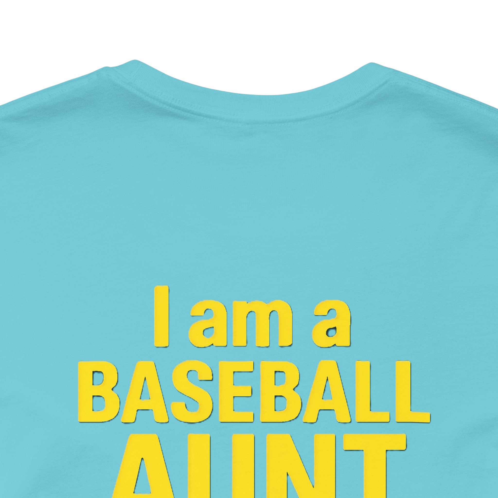 Baseball Aunt Not Heard Drippy Tee, Fun Baseball Shirt, Gifts for Sports Moms, Summer Apparel, Soft Cotton T-Shirt, Game Day Outfit
